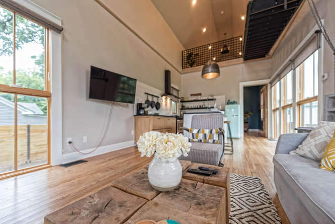 Modern Shotgun House Interior