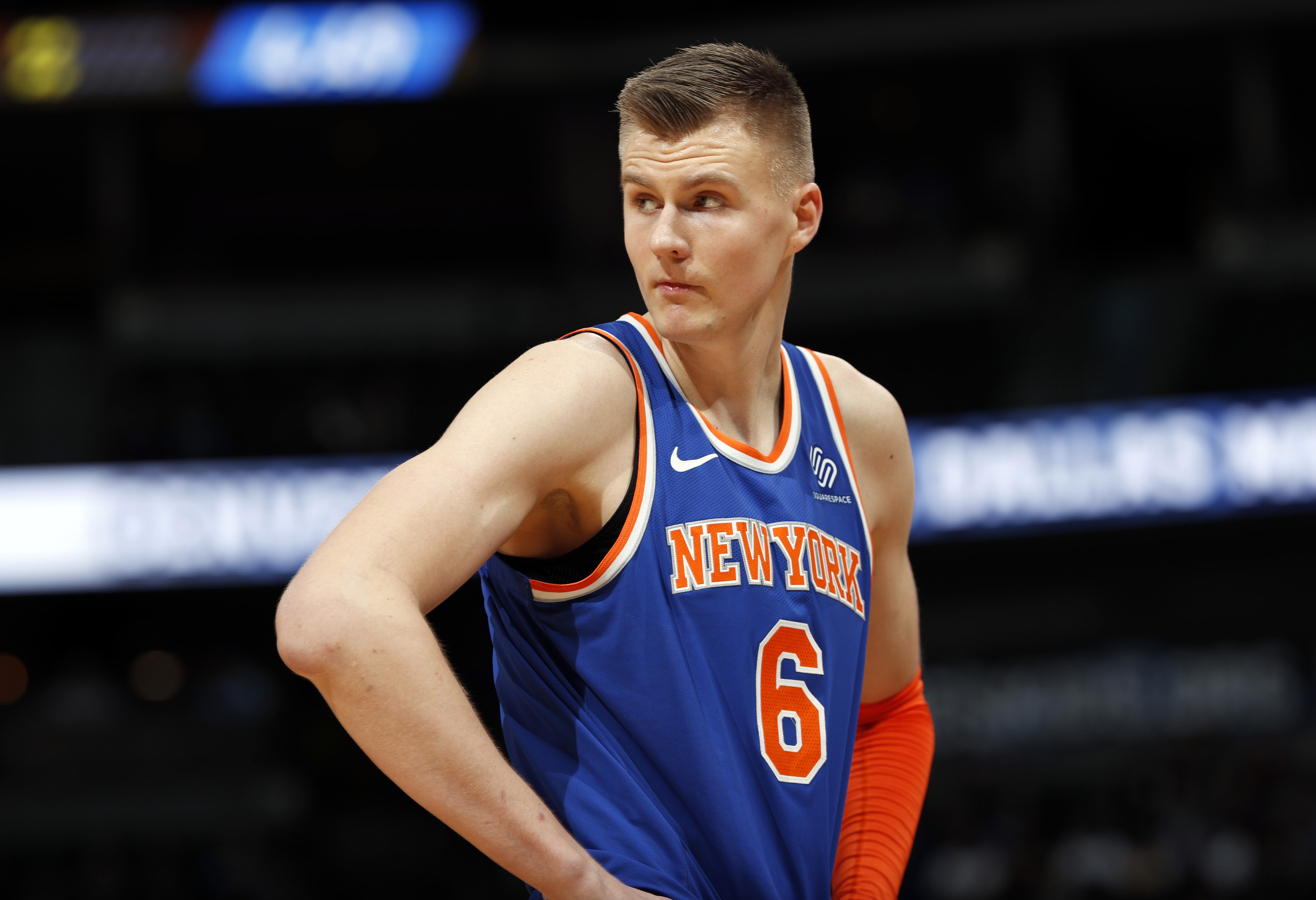 The Mavericks acquired Kristaps Porzingis from the Knicks on Thursday.