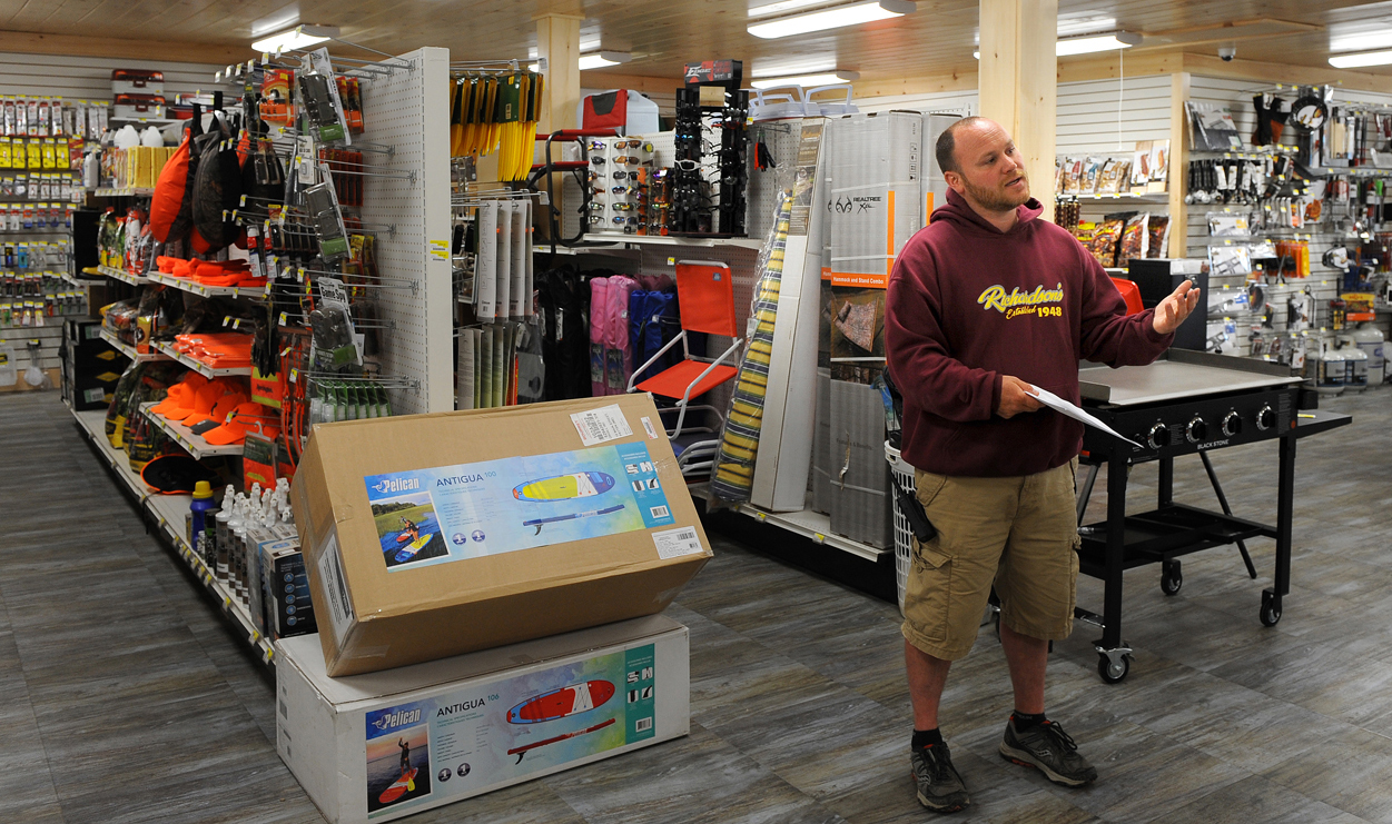 Nate Richardson built this addition to his hardware store in Patten, Maine, in anticipation of added tourism due to the nearby Katahdin Woods & Waters National Monument area.