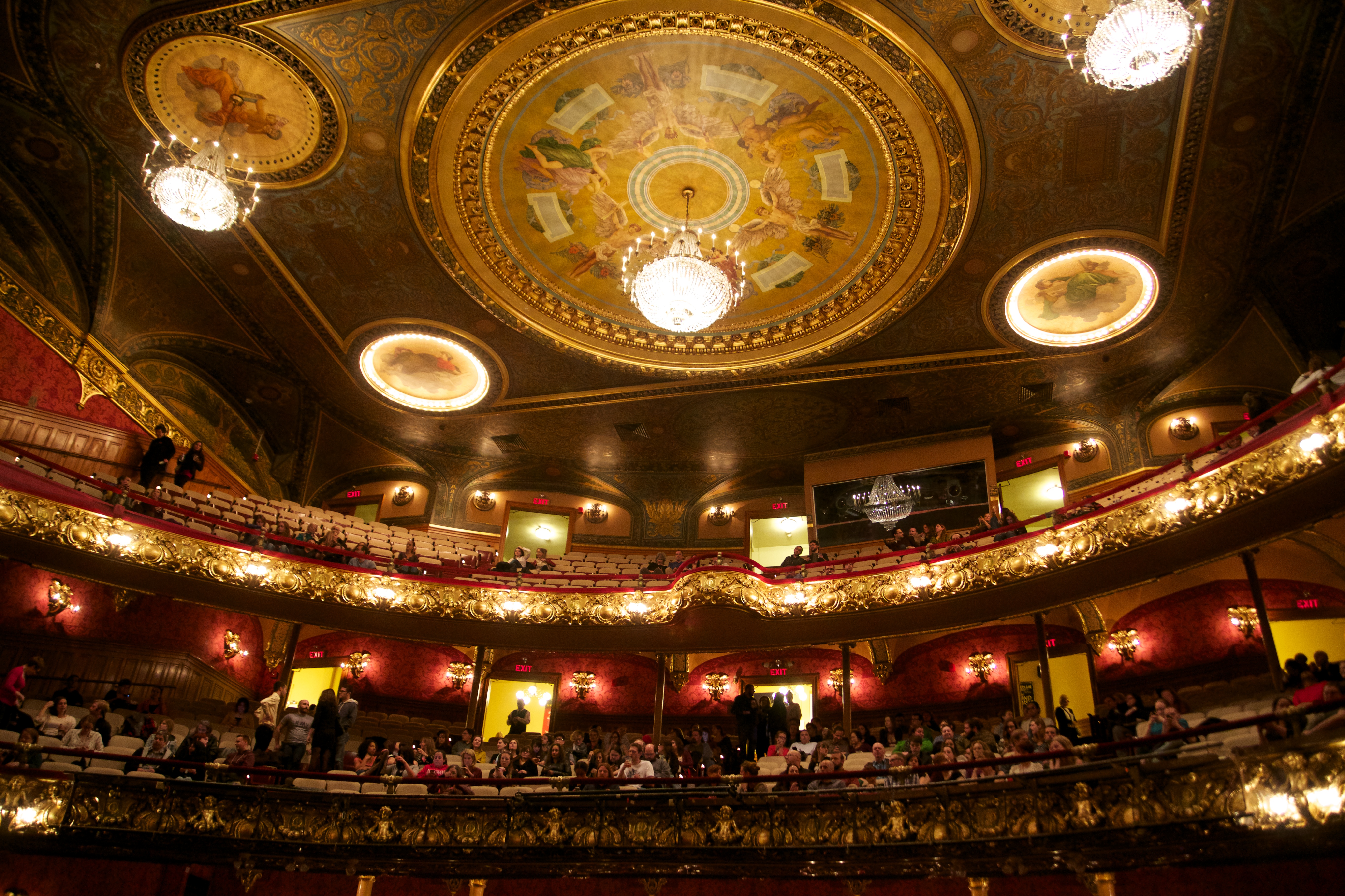 The interior of the Colonial Theatre is pictured prior to a performance by Fiona Apple on October 23, 2013.