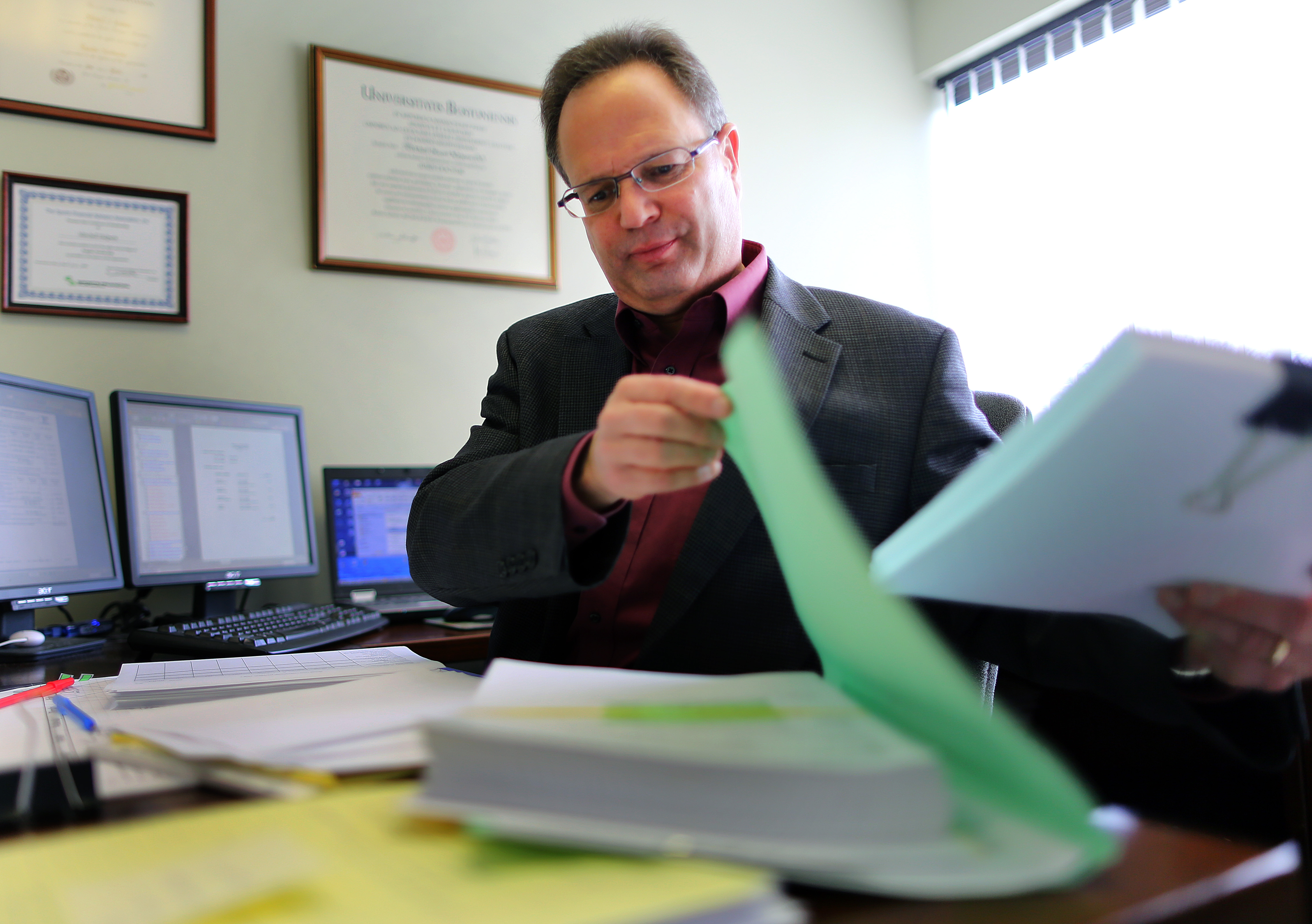 Mitchell Halpern is one of a handful of accountants who specialize in preparing taxes for professional athletes.