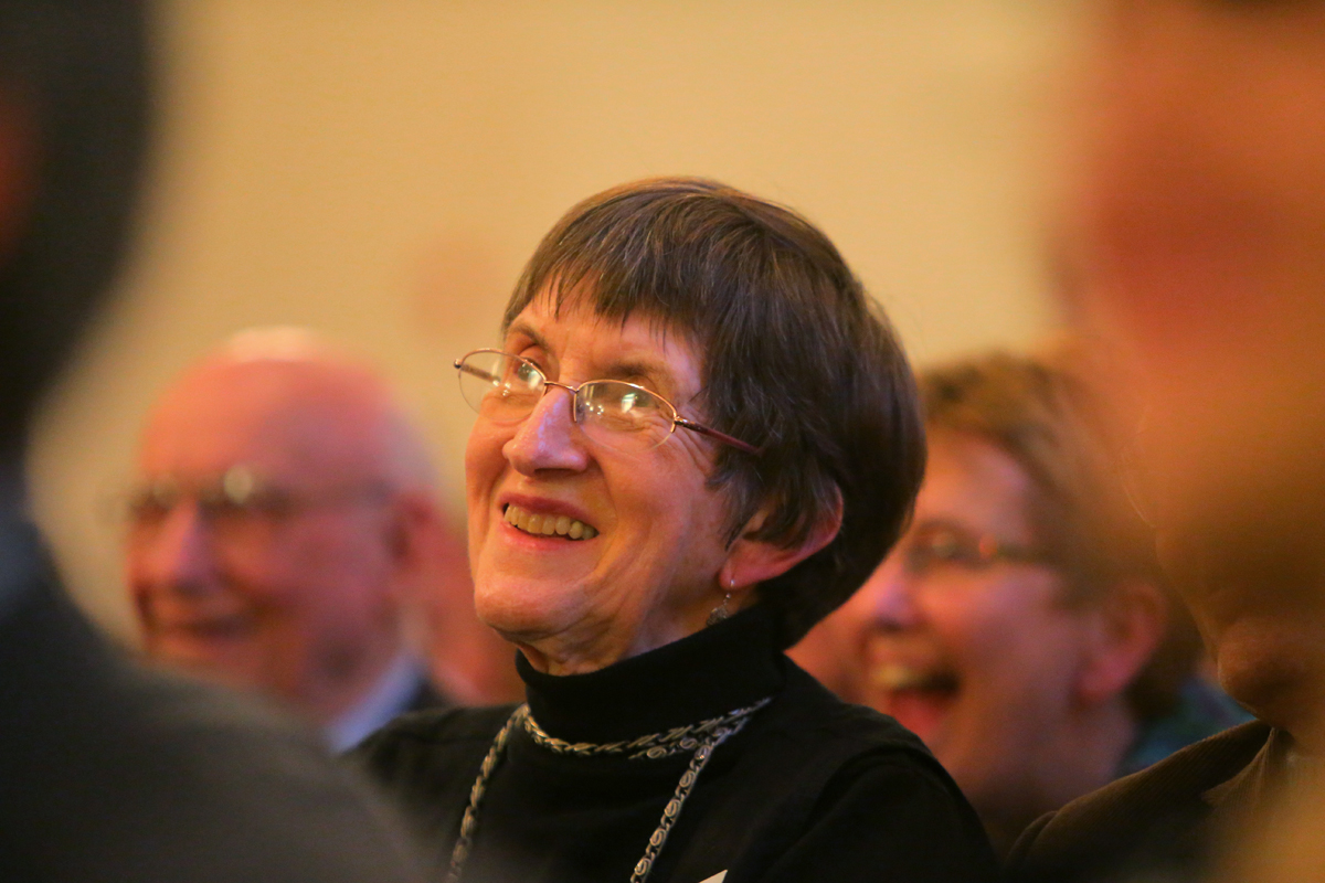 Beverly Paro said she enjoyed Cardinal Sean P. O’Malley’s homily at a service at Sudbury United Methodist Church.