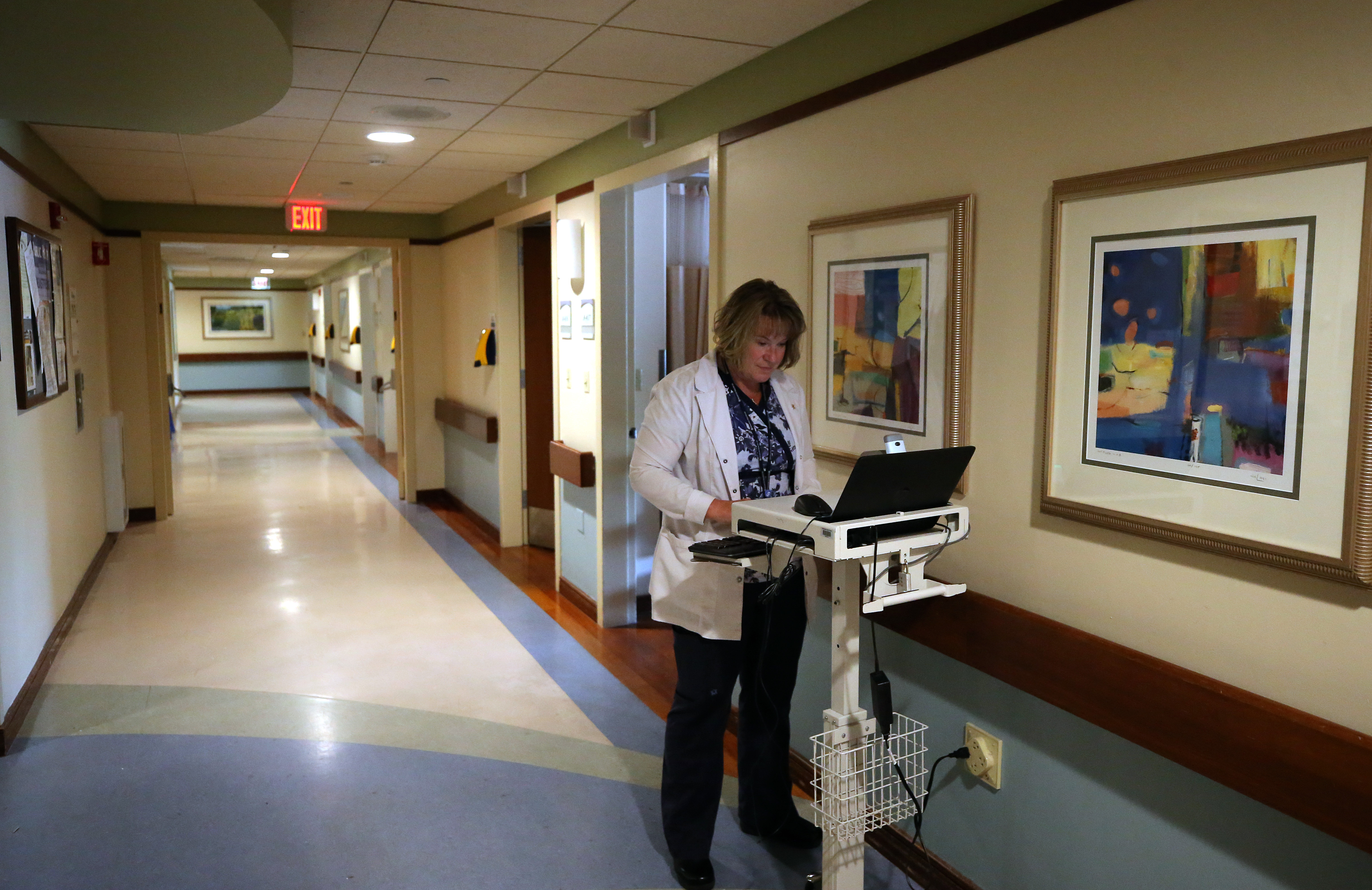 Nurse Lynne Ricardo worked in a Brockton Hospital ward.