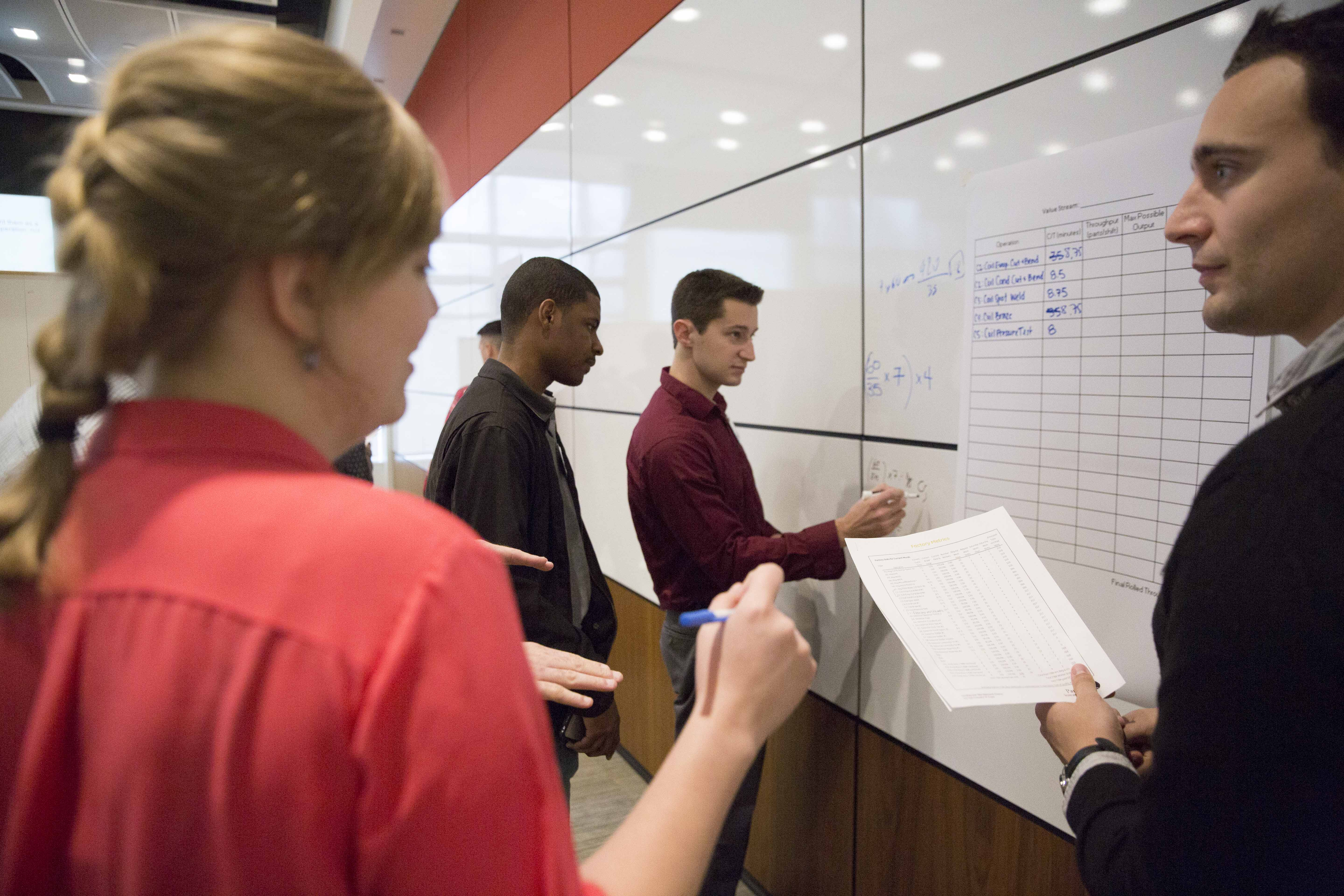 GE workers collaborated at a workshop at its Crotonville campus.