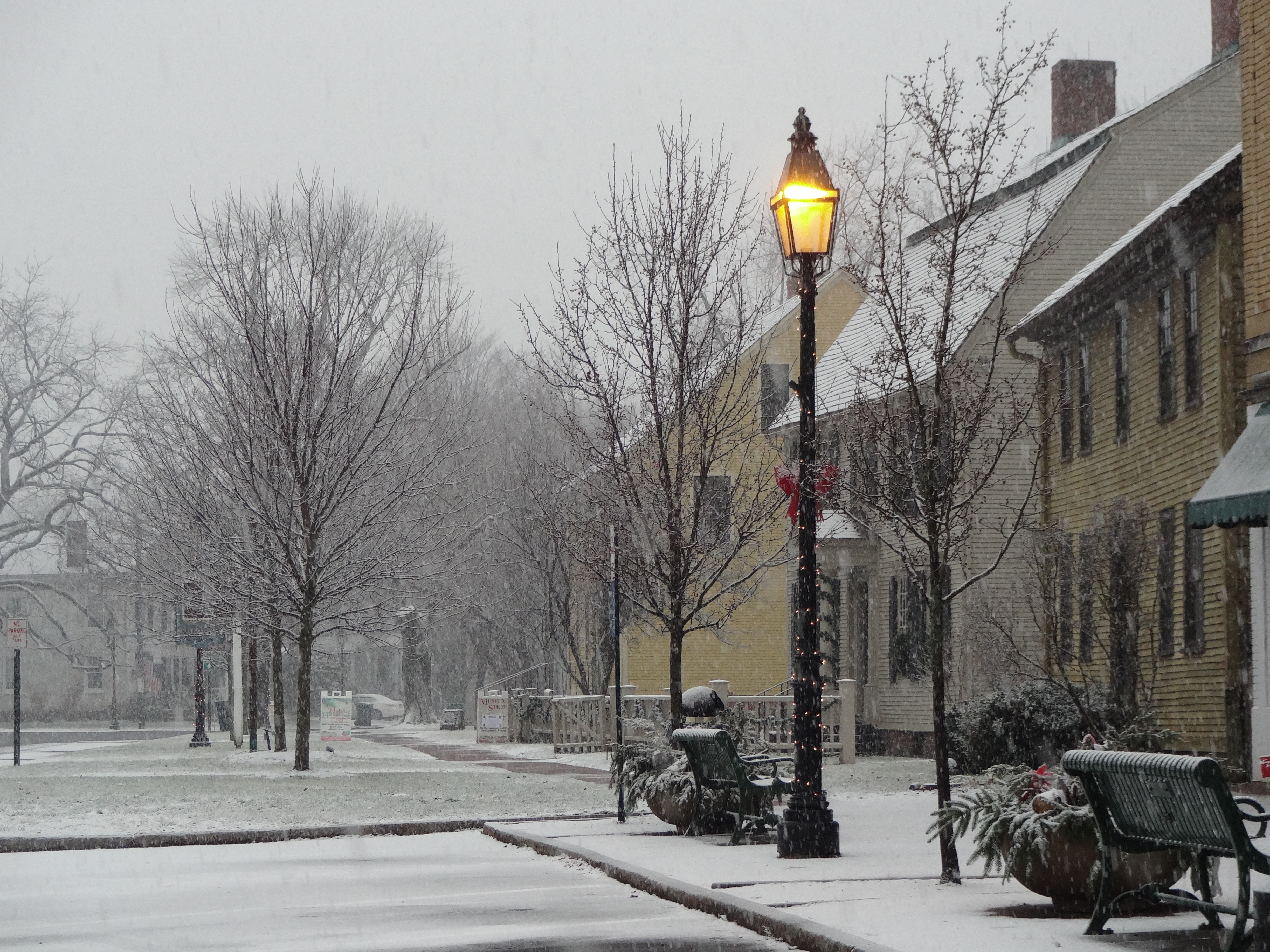 Wethersfield is always charming, but especially so during the holiday season.