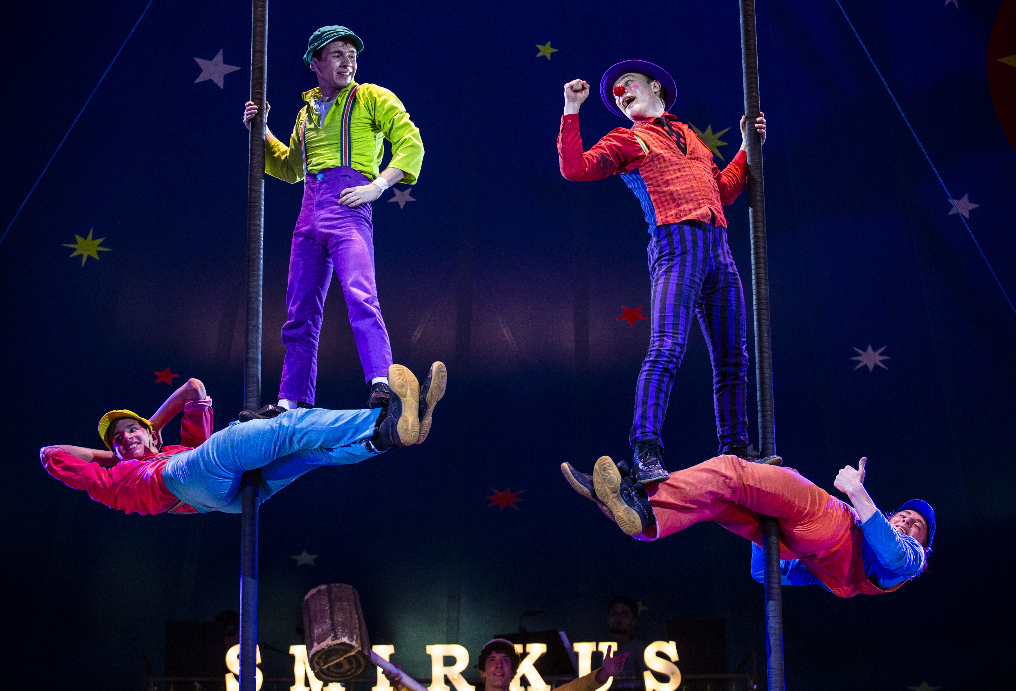 Troupers performed Circus Smirkus' Big Top Tour.