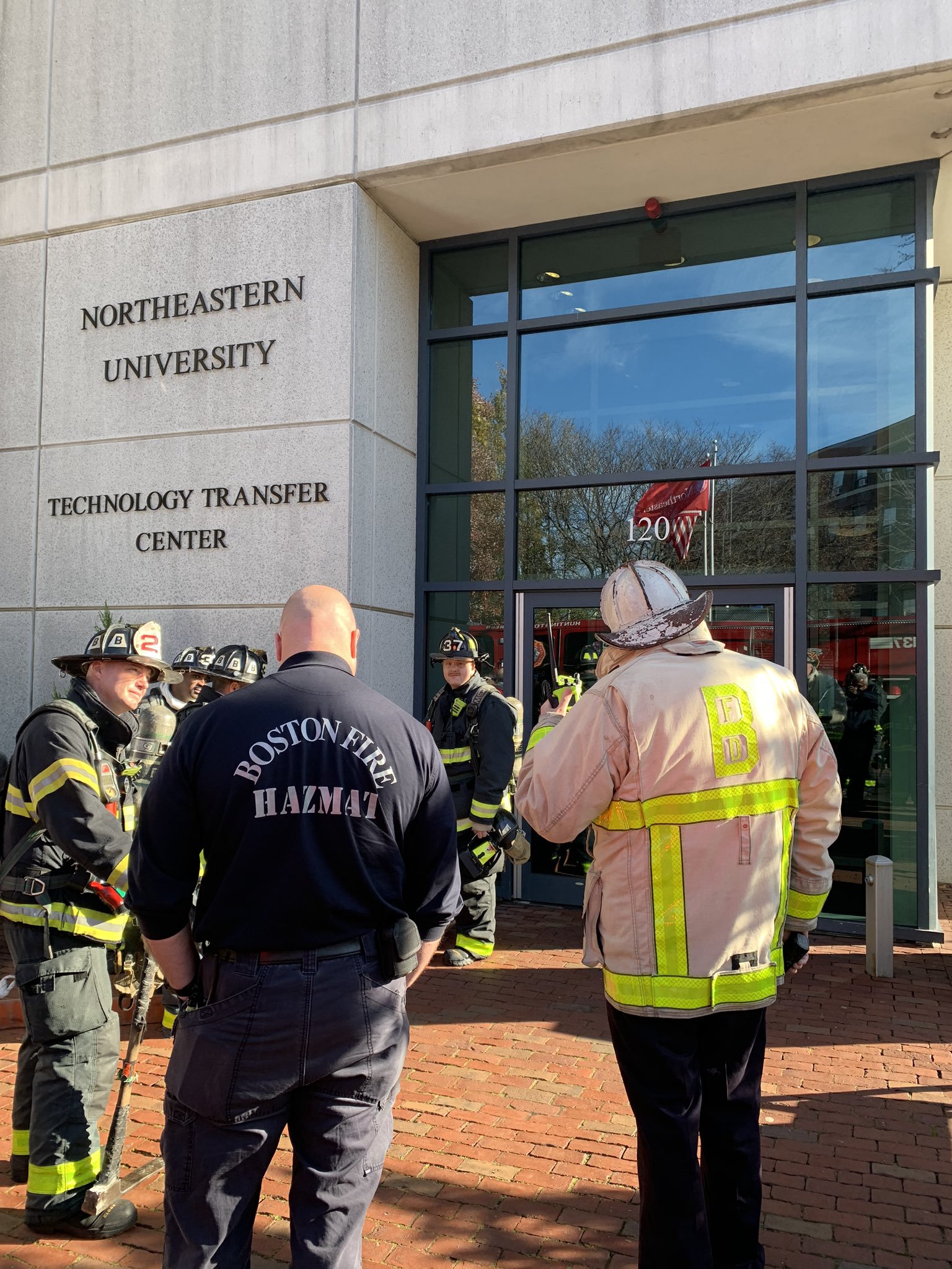 Container fire triggers hazmat situation at Northeastern University lab The Boston Globe