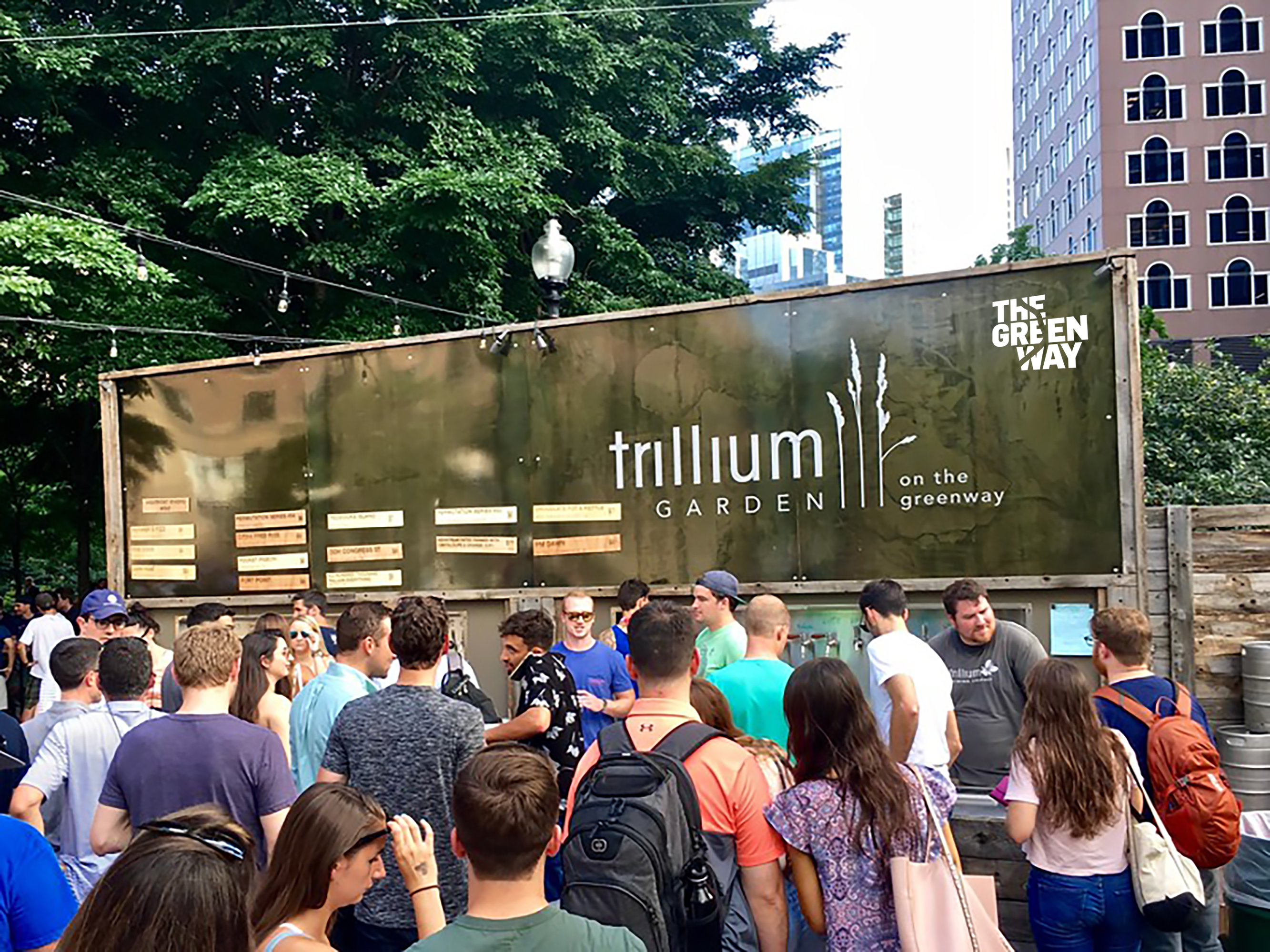Trillium Garden on the Greenway.