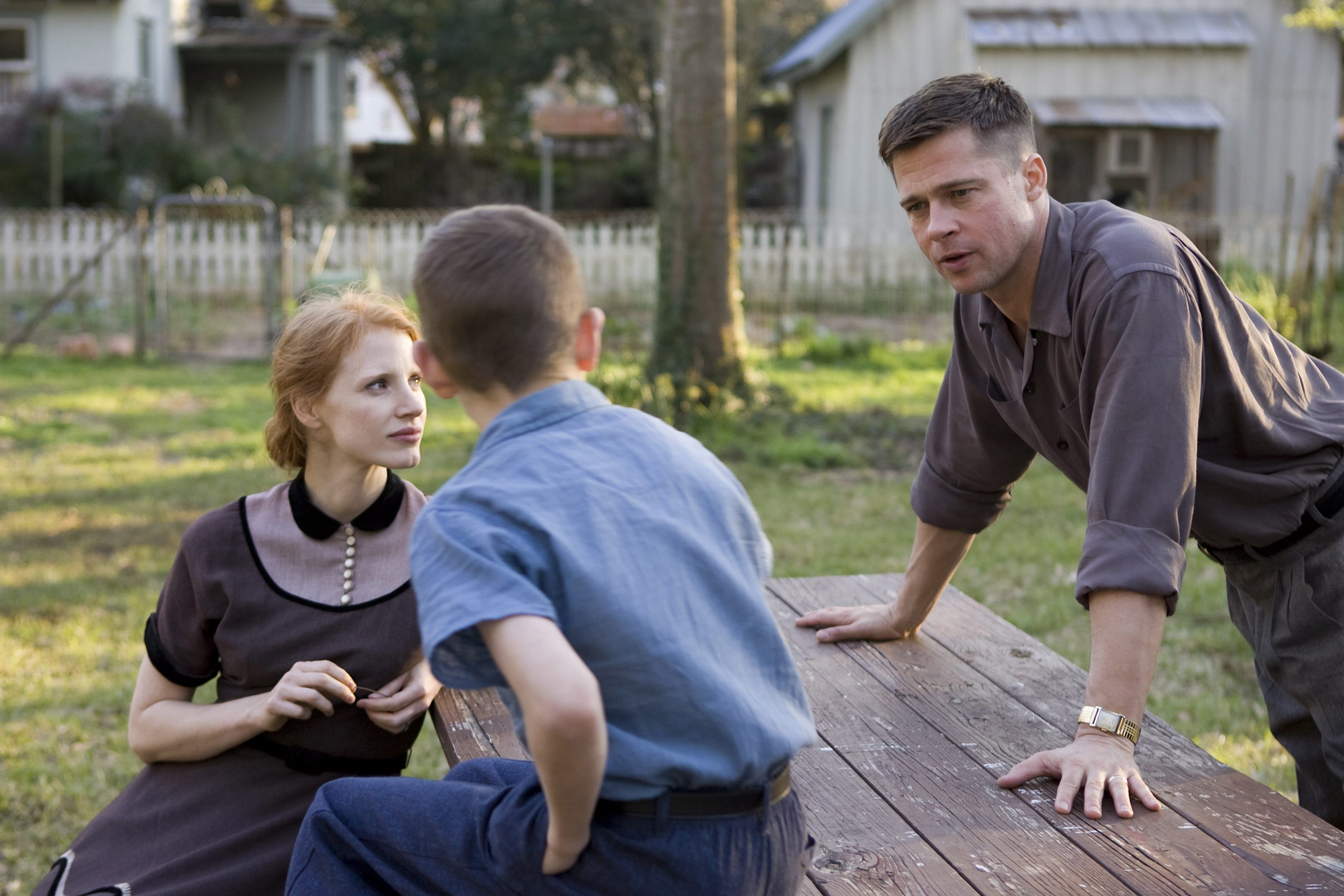 Jessica Chastain and Brad Pitt in "The Tree of Life."