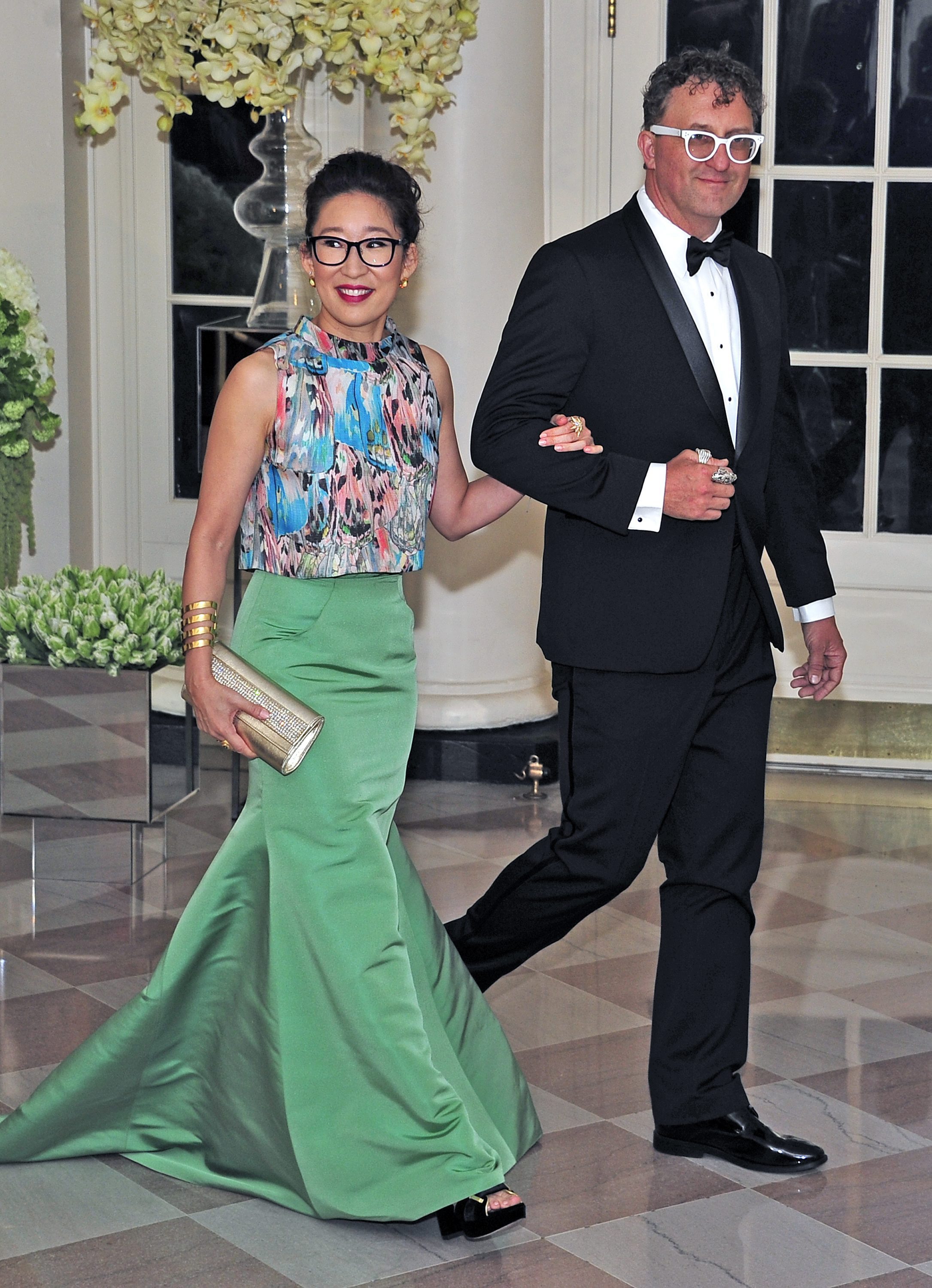 Sandra Oh and Lev Rukhin.