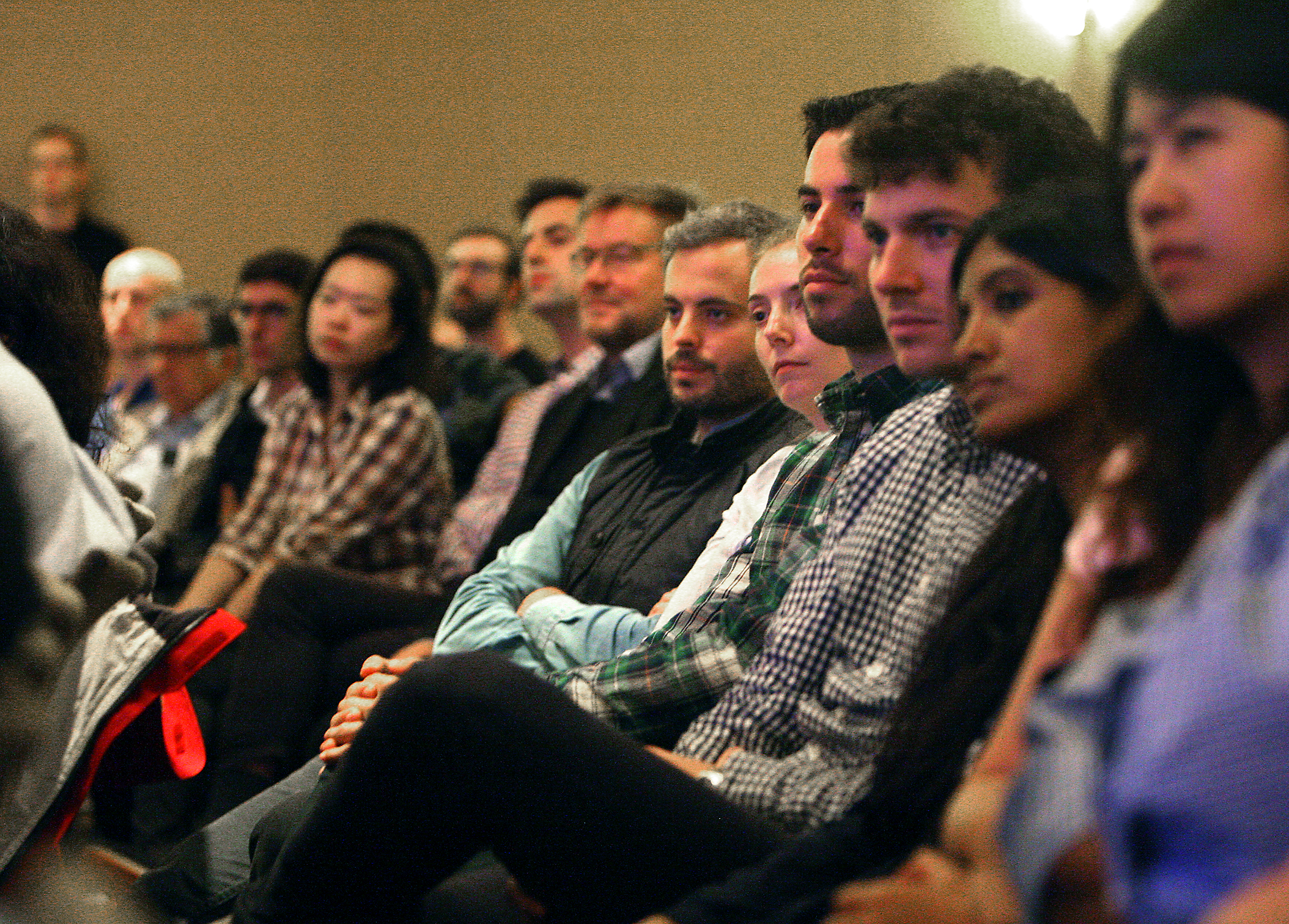 Harvard students and others attended the event at the Charles Hotel.