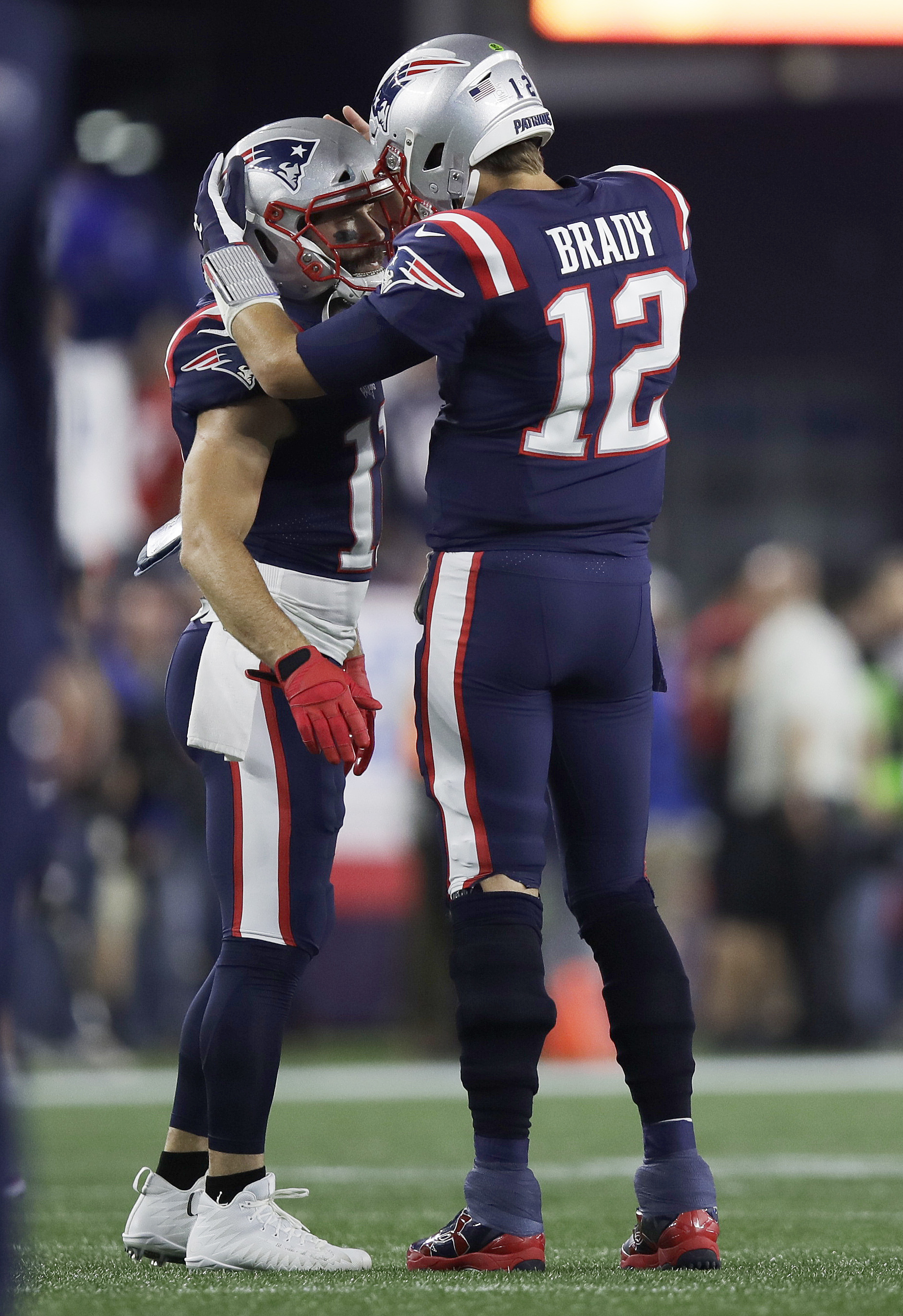 Edelman and Tom Brady.