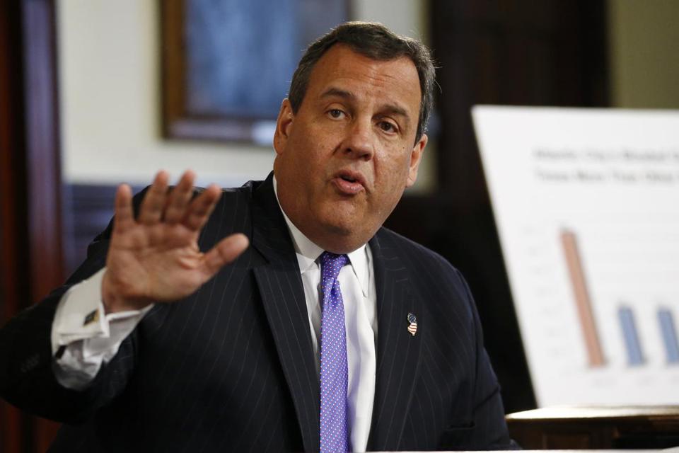 New Jersey Governor Chris Christie.