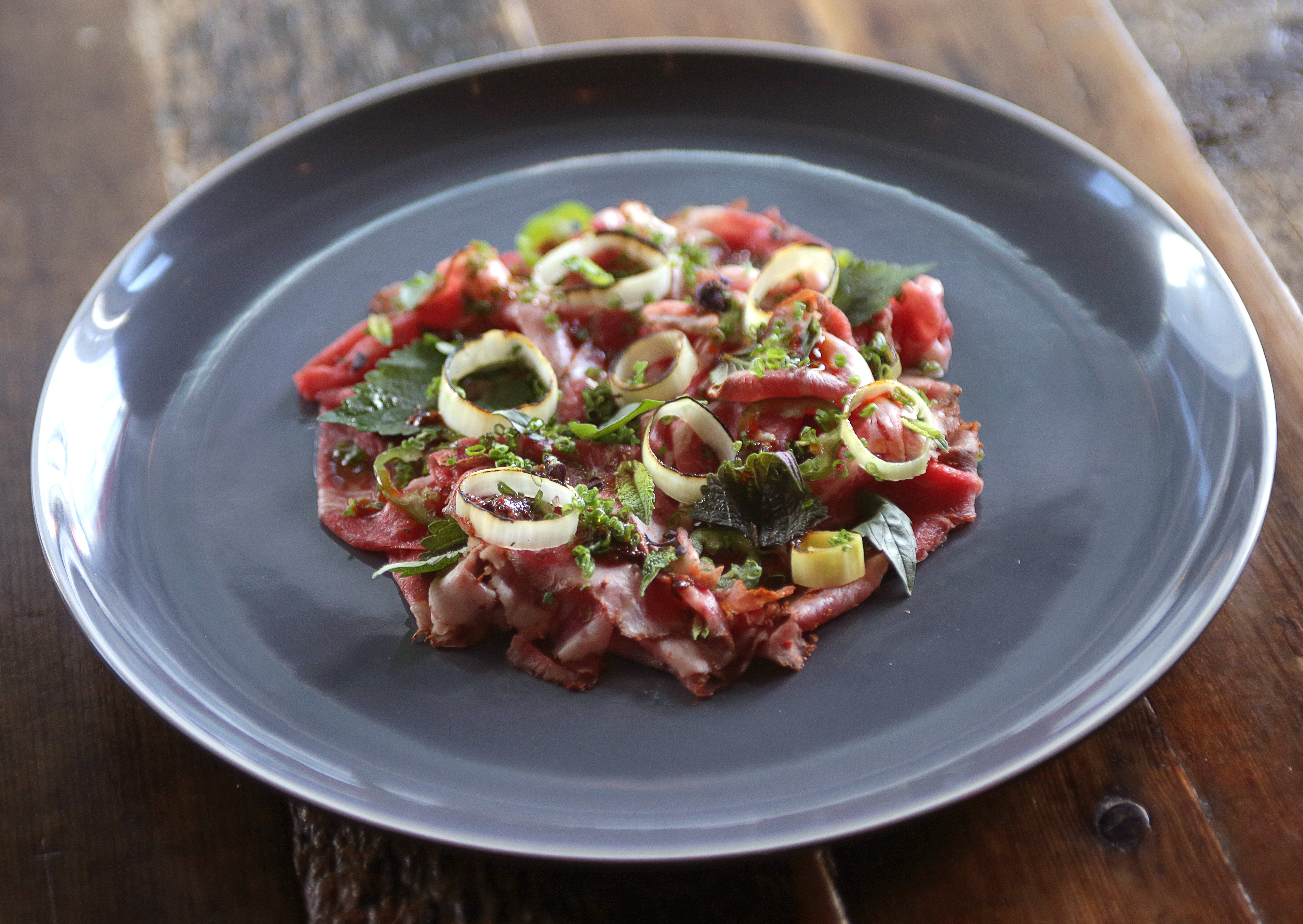 Short rib crudo.