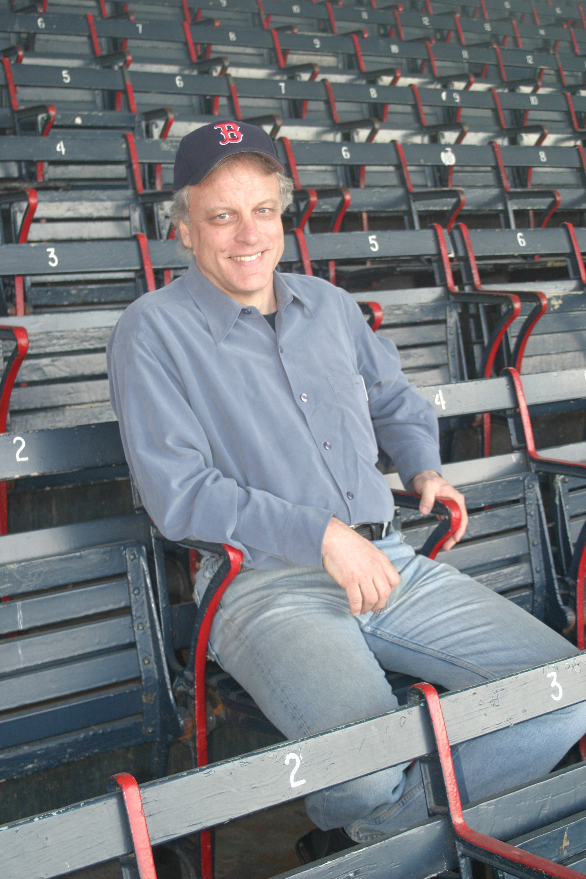 Bill Nowlin at Fenway Park.