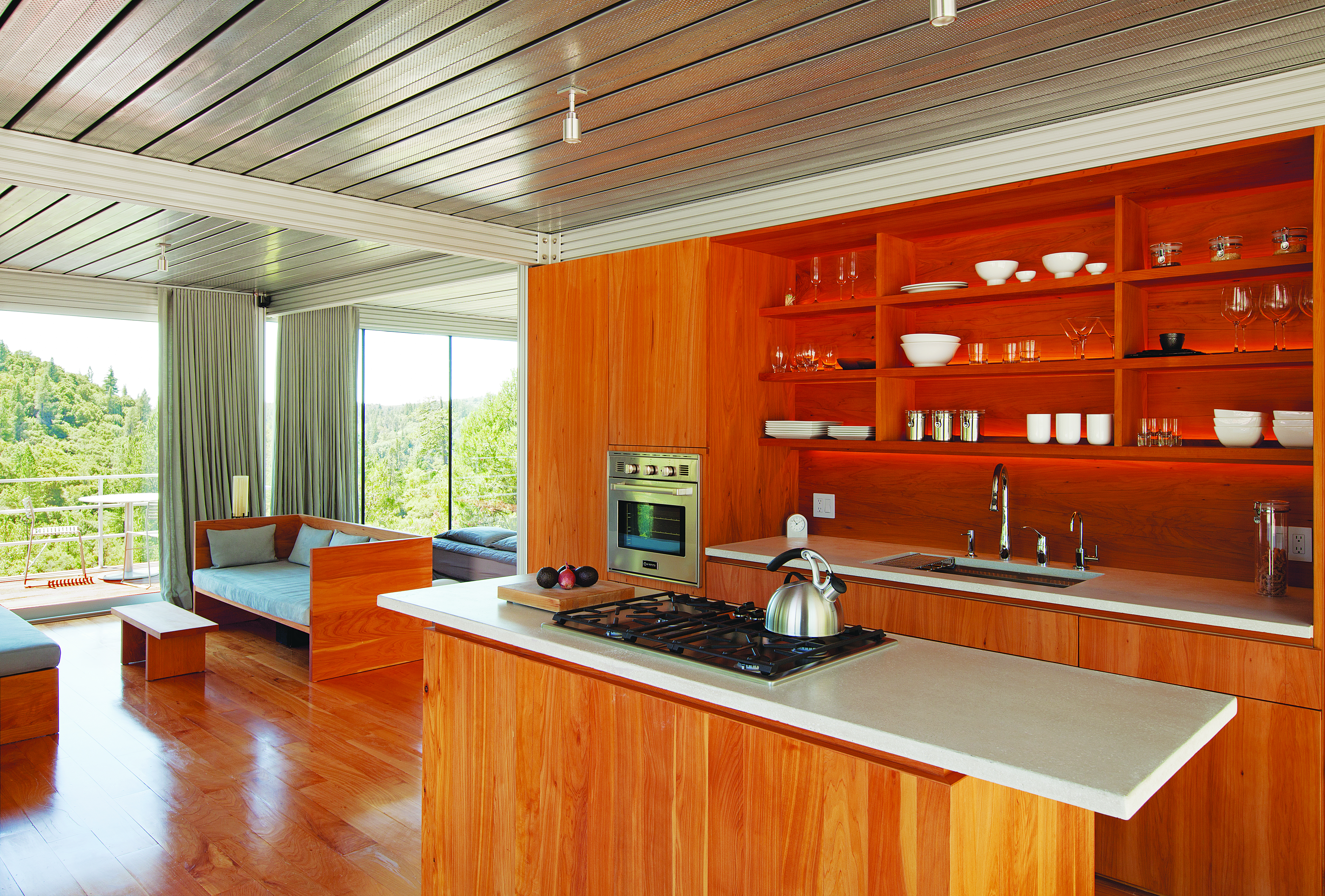 Recycled materials help keep costs down.
