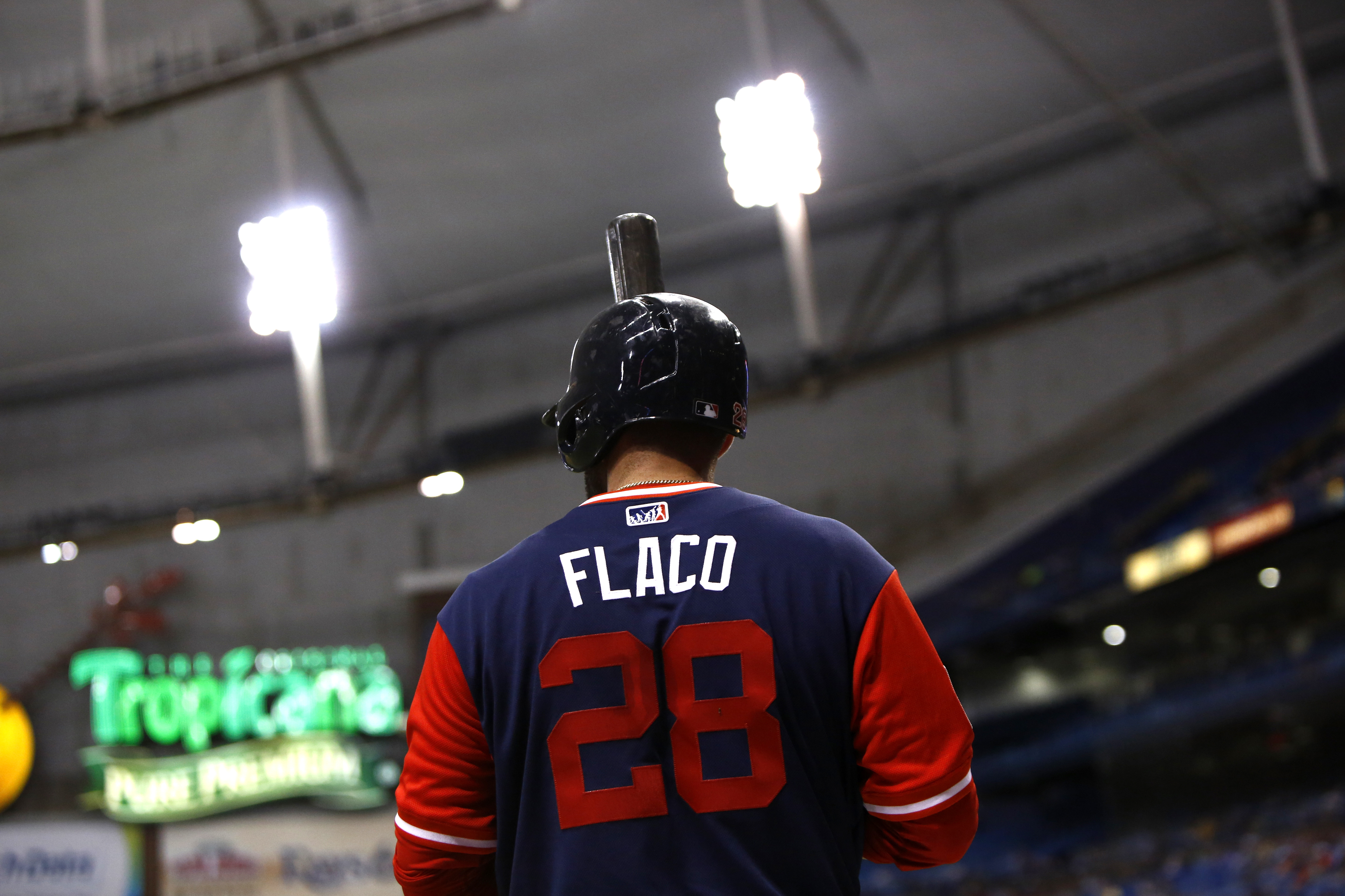 Players Weekends, with the nicknamed jerseys (Flaco is J.D. Martinez), haven’t been kind to the Sox -- they are 0-6 in 2017 and ‘18,