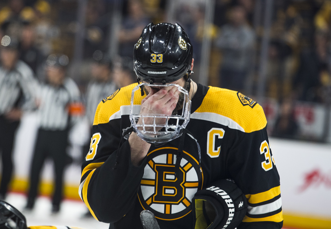 Zdeno Chara was dejected after the Bruins’ loss to the Blues in Game 7 of the Stanley Cup Final.