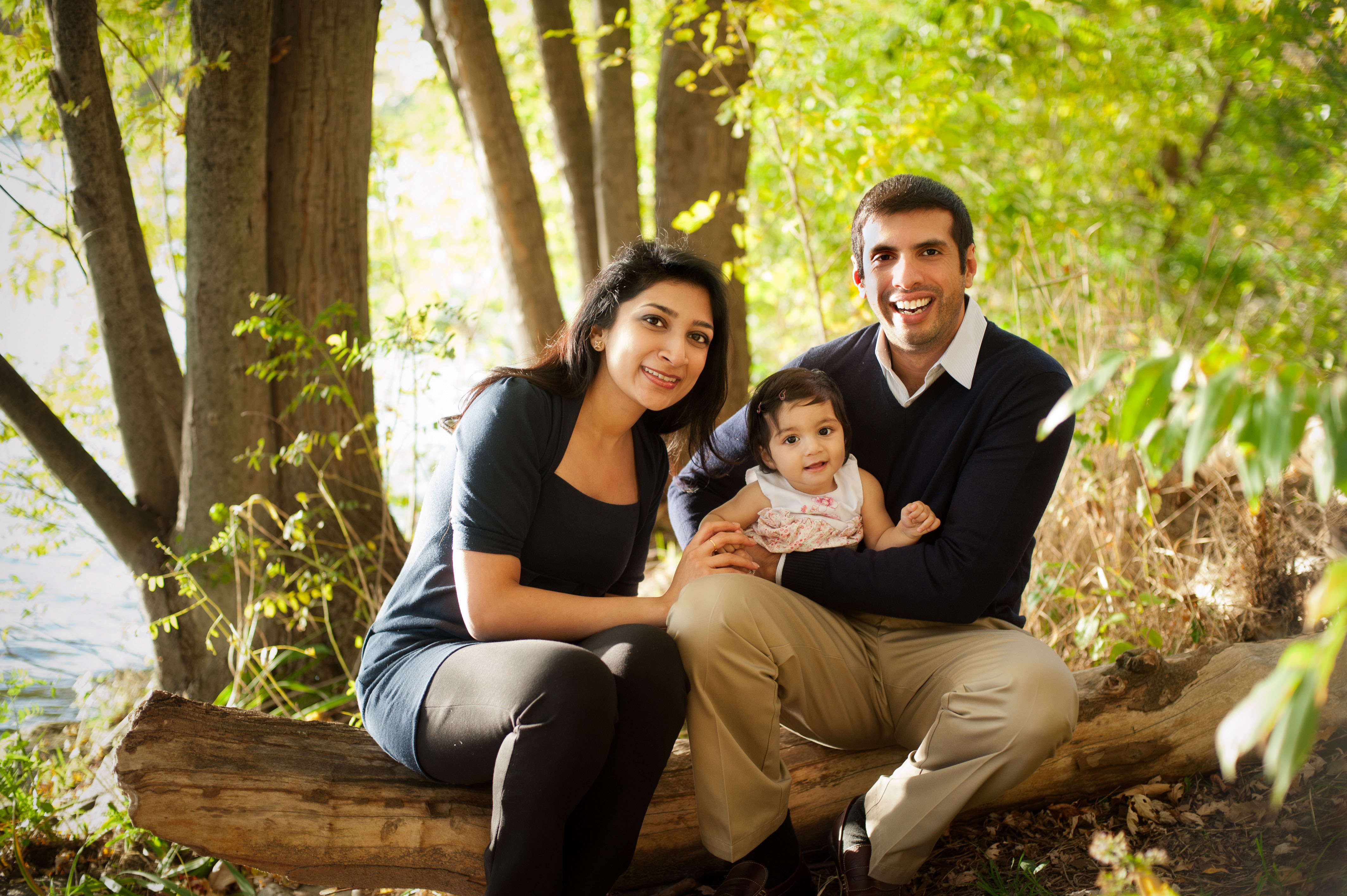 Nada Siddiqui and Sameer Sabir with their daughter, Rehma Sabir, who died in January 2013, days after her first birthday.