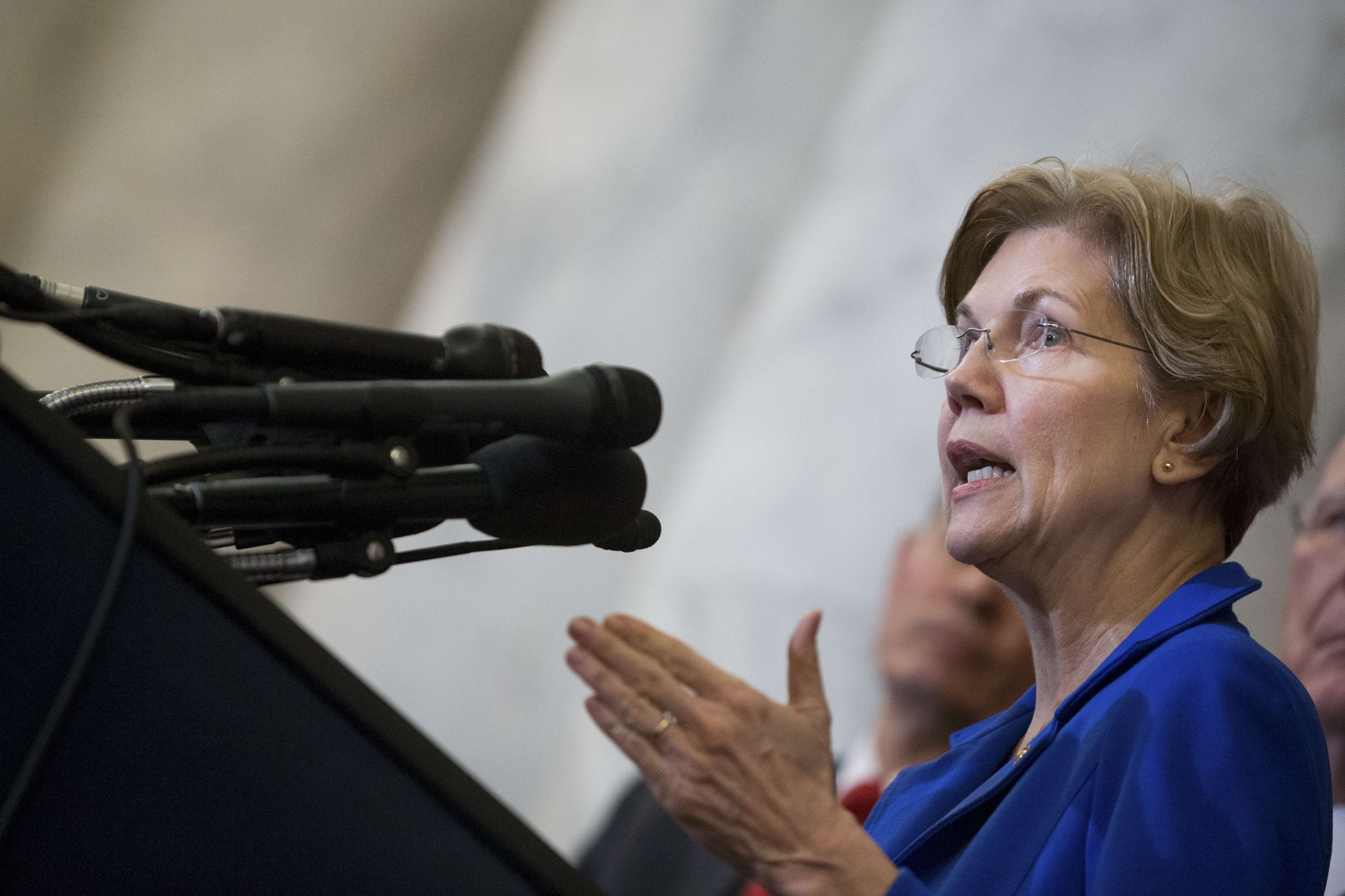 Senator Elizabeth Warren.