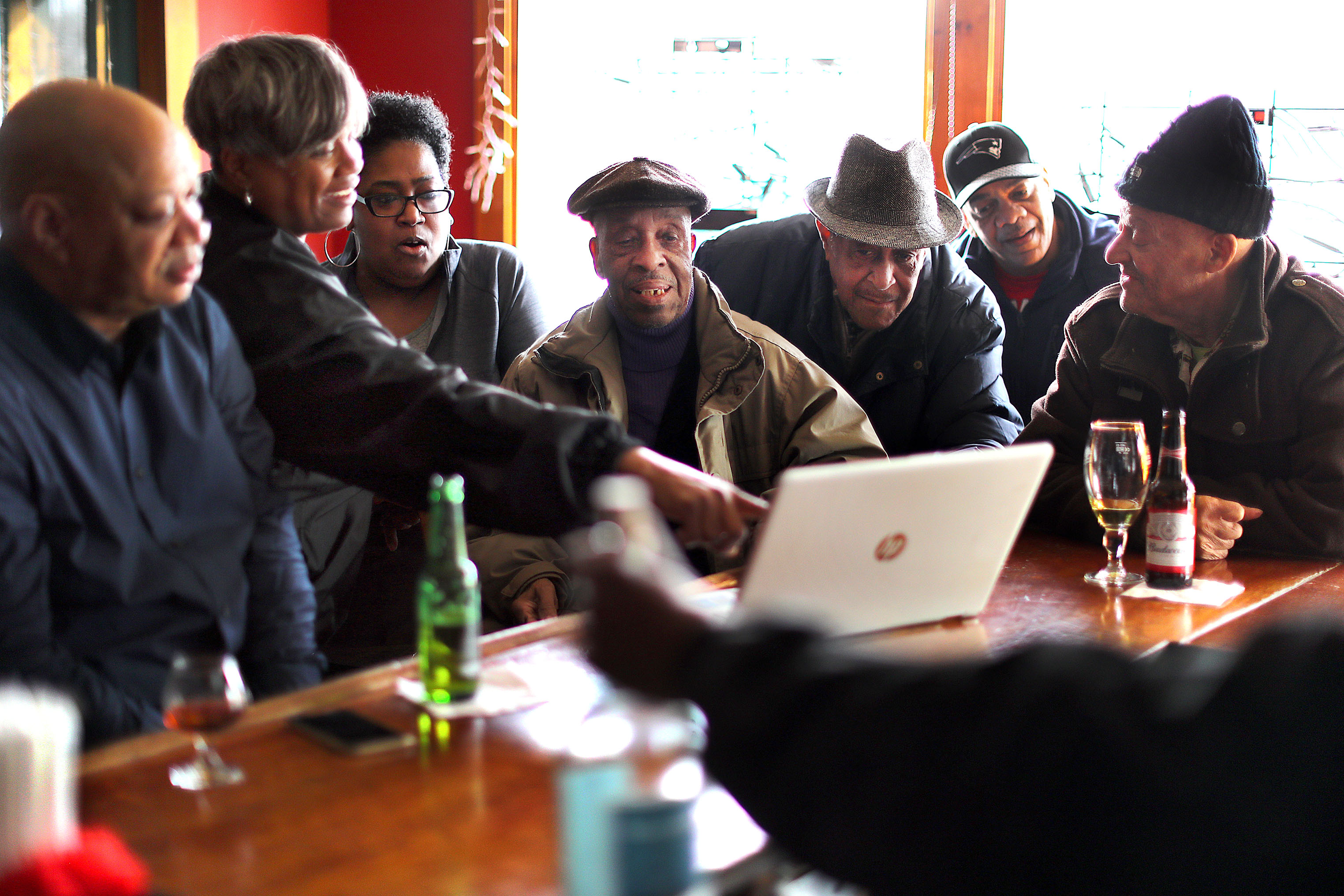Walker held court at the tavern that bears his name.