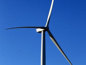 Varian's new 492 foot Wind turbines in Gloucester