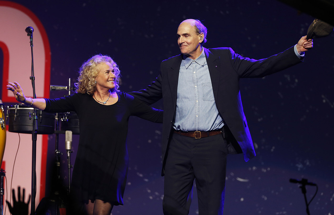 One of the concert’s highlights featured Carole King and James Taylor, who performed “You’ve Got a Friend.”