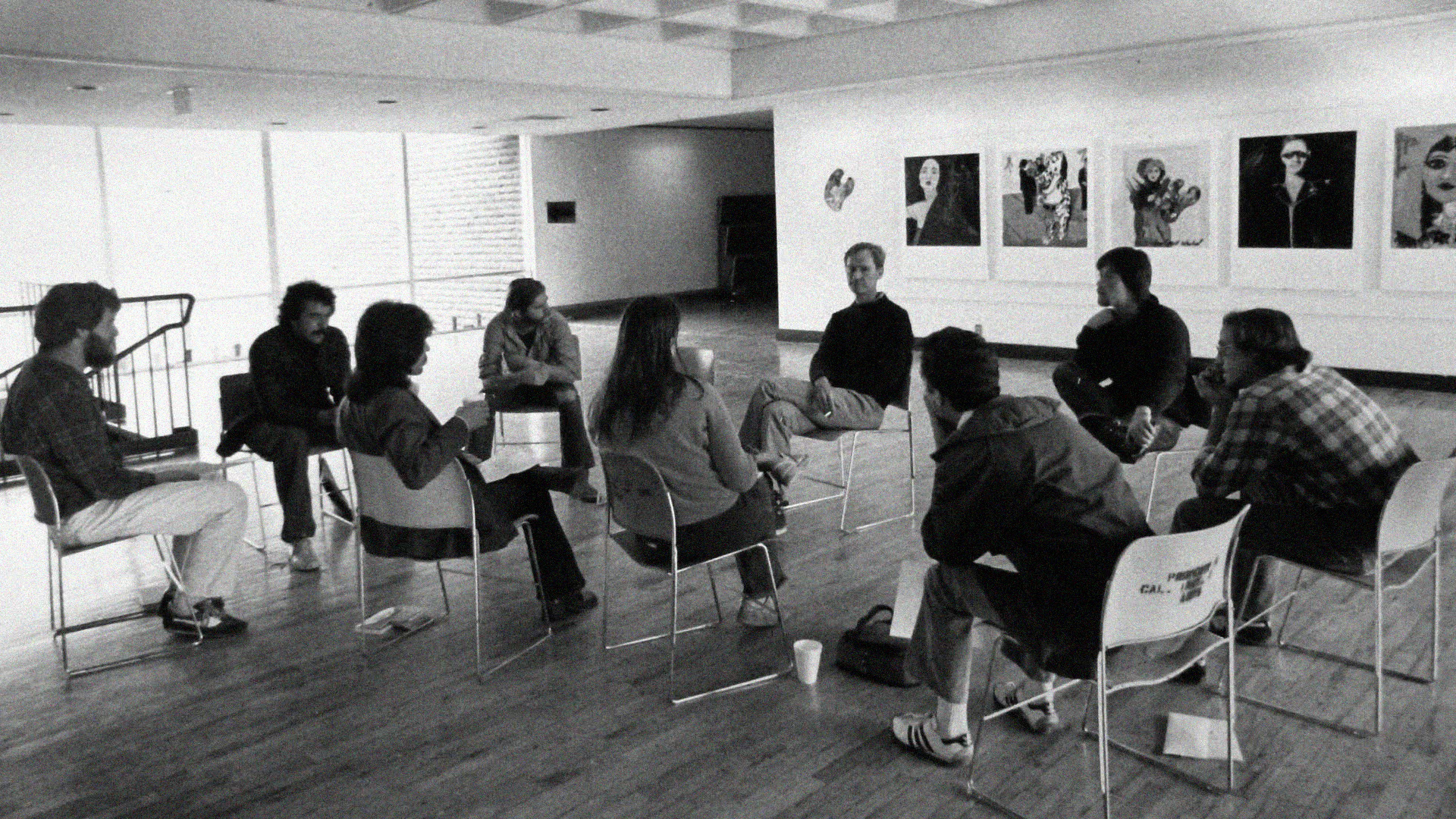 Redmond Entwistle’s film “Walk-Through” focuses on Michael Asher’s influential “post-studio” class in the late 1970s at the California Institute of the Arts. CalArts tried to establish a more equitable model of education, where teachers and students were at least notionally on an equal footing.