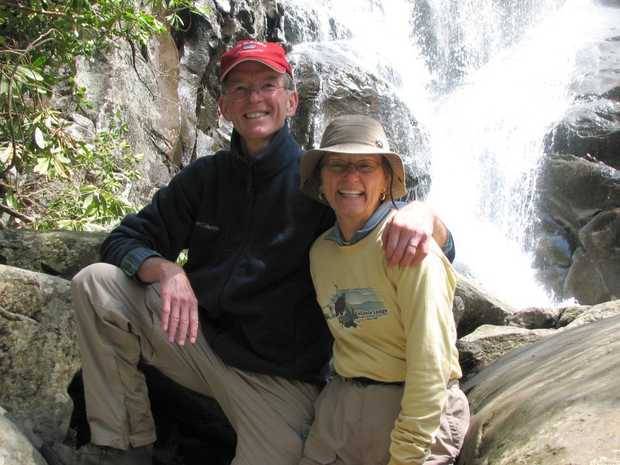 Gerry with her husband, George.