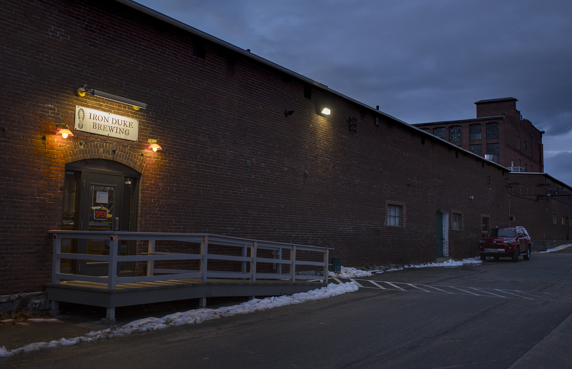 Iron Duke Brewing’s plant also includes the brew house.