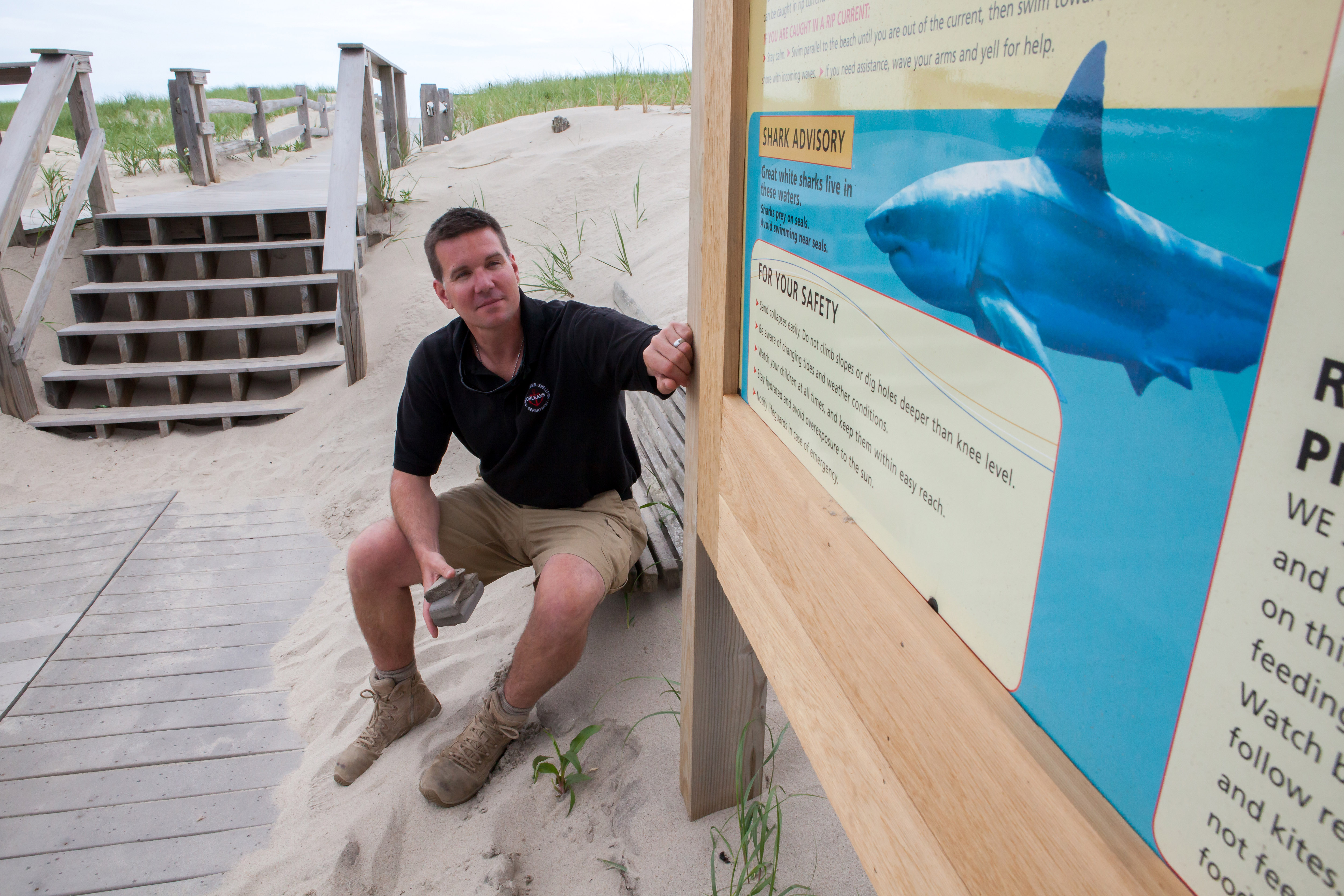 Orleans Harbormaster Dawson Farber.