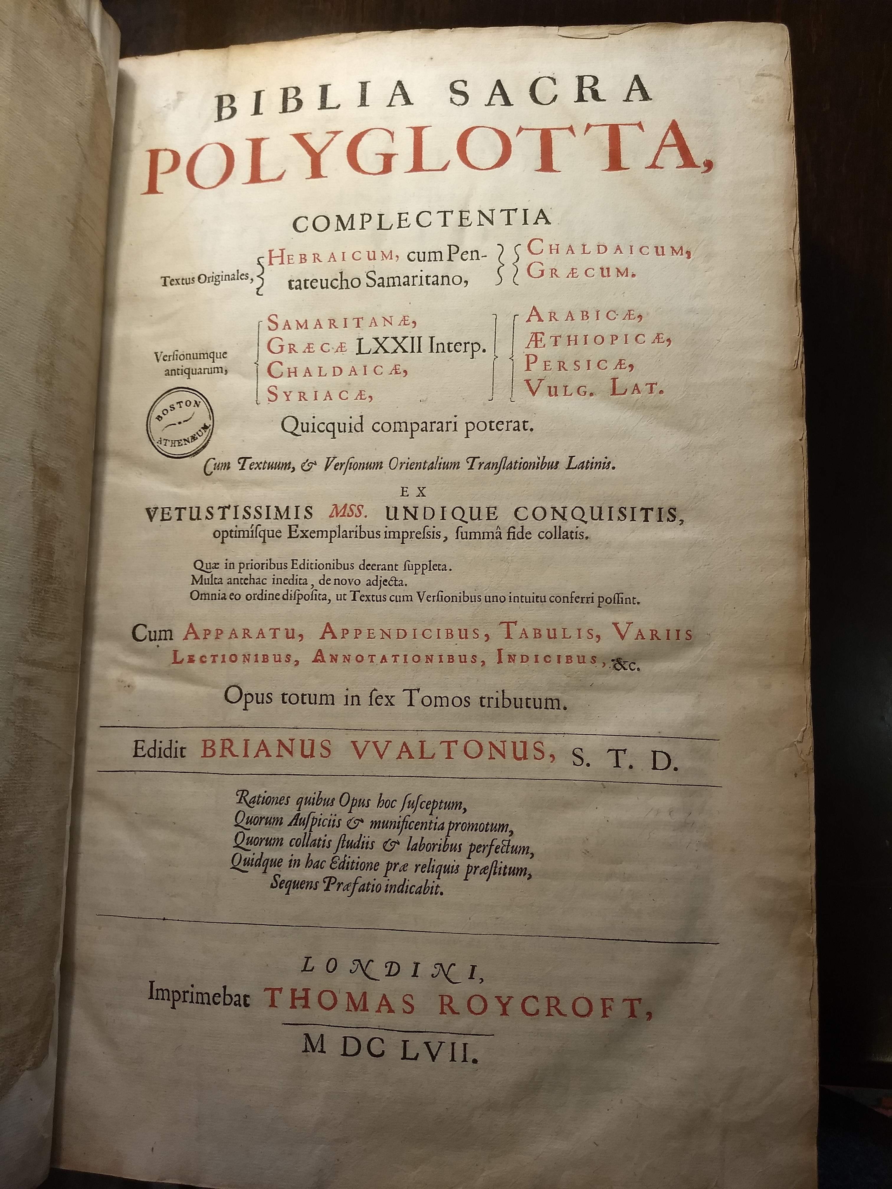 A selection from King’s Chapel Library that was stored at the Athenaeum in a bookcase built in 1883.