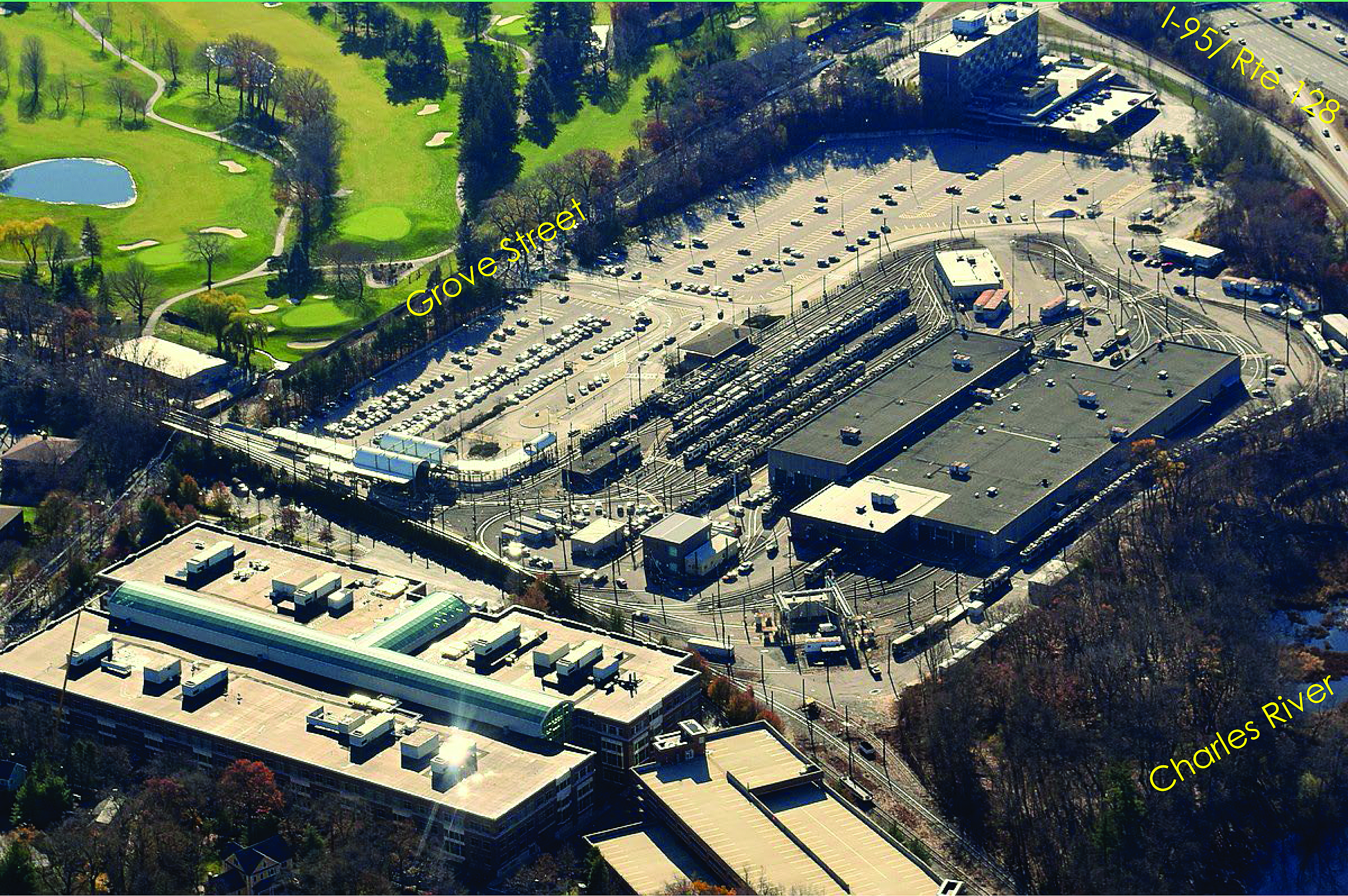 Riverside is one of three sites in Newton that local business leaders say need to be redeveloped to provide more housing for employees.