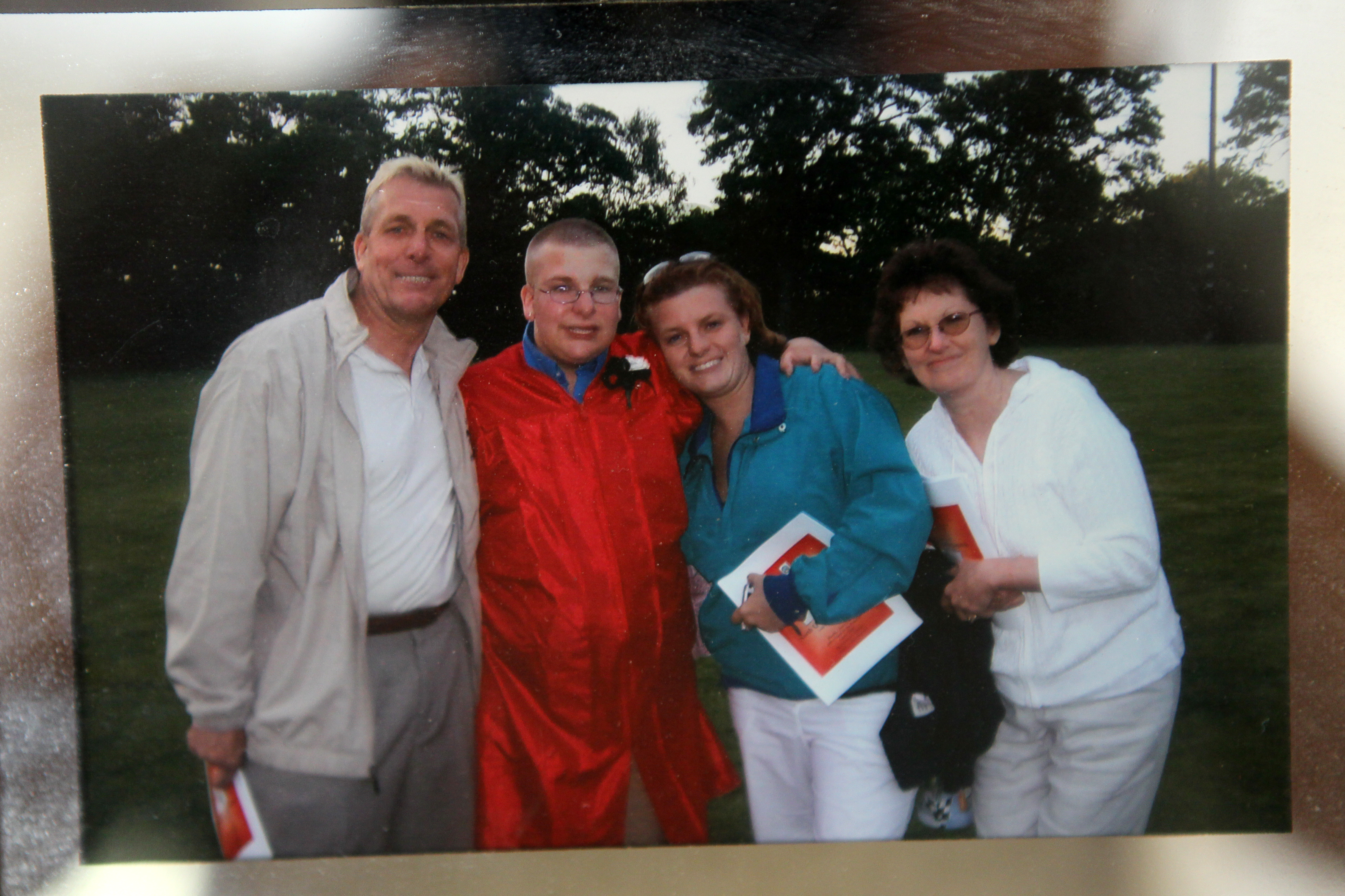 Marcia Garber's transgender son CJ, seen here in a graduation photo, died of an accidental drug overdose in 2009.