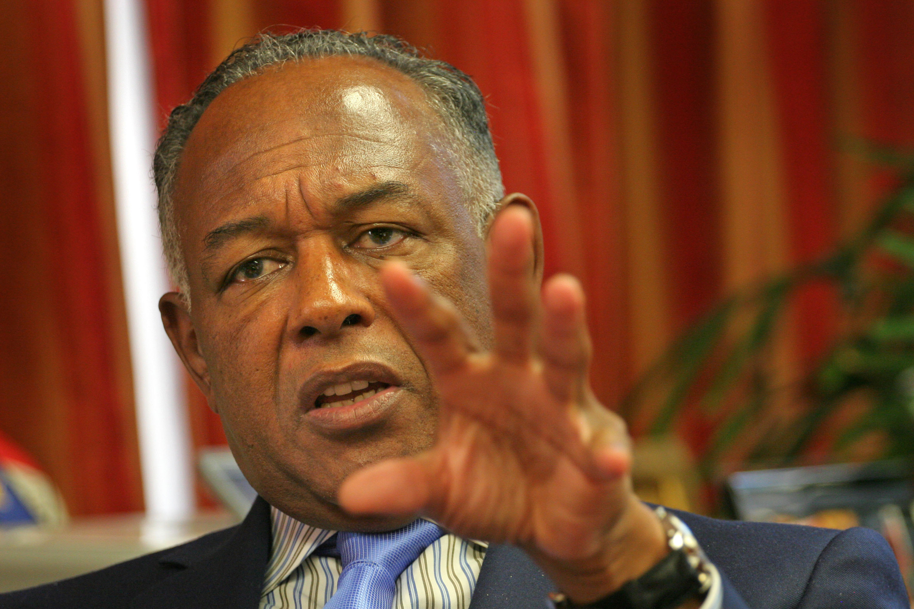 Richmond Mayor Dwight C. Jones talkd about his plans for dealing with the city’s high poverty rate.
