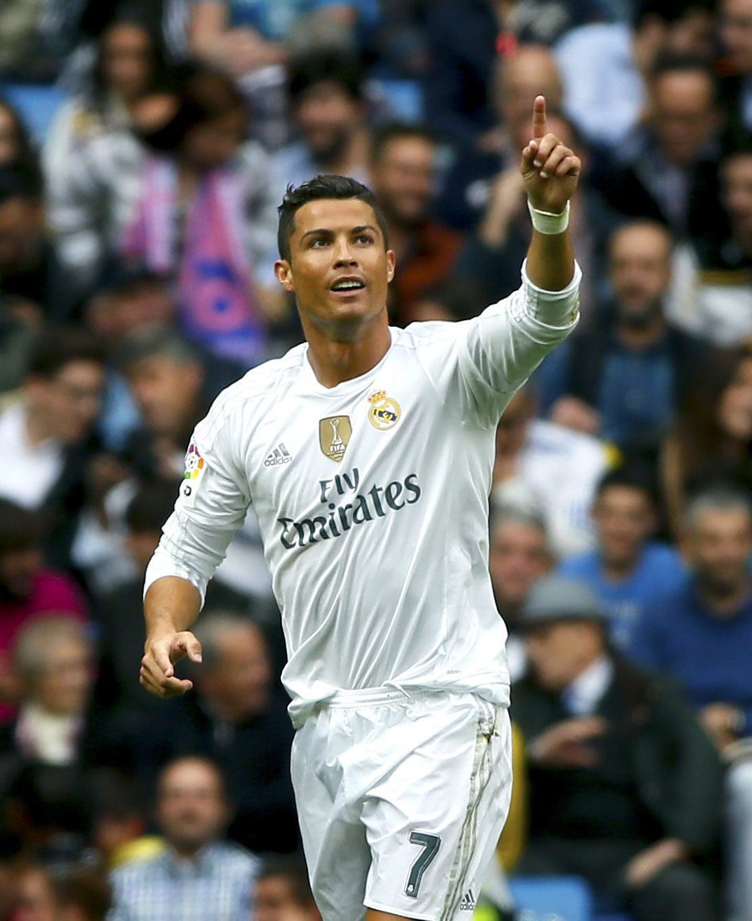 PORTUGAL: Real Madrid’s Portuguese striker Cristiano Ronaldo celebrated a goal during a match in October.