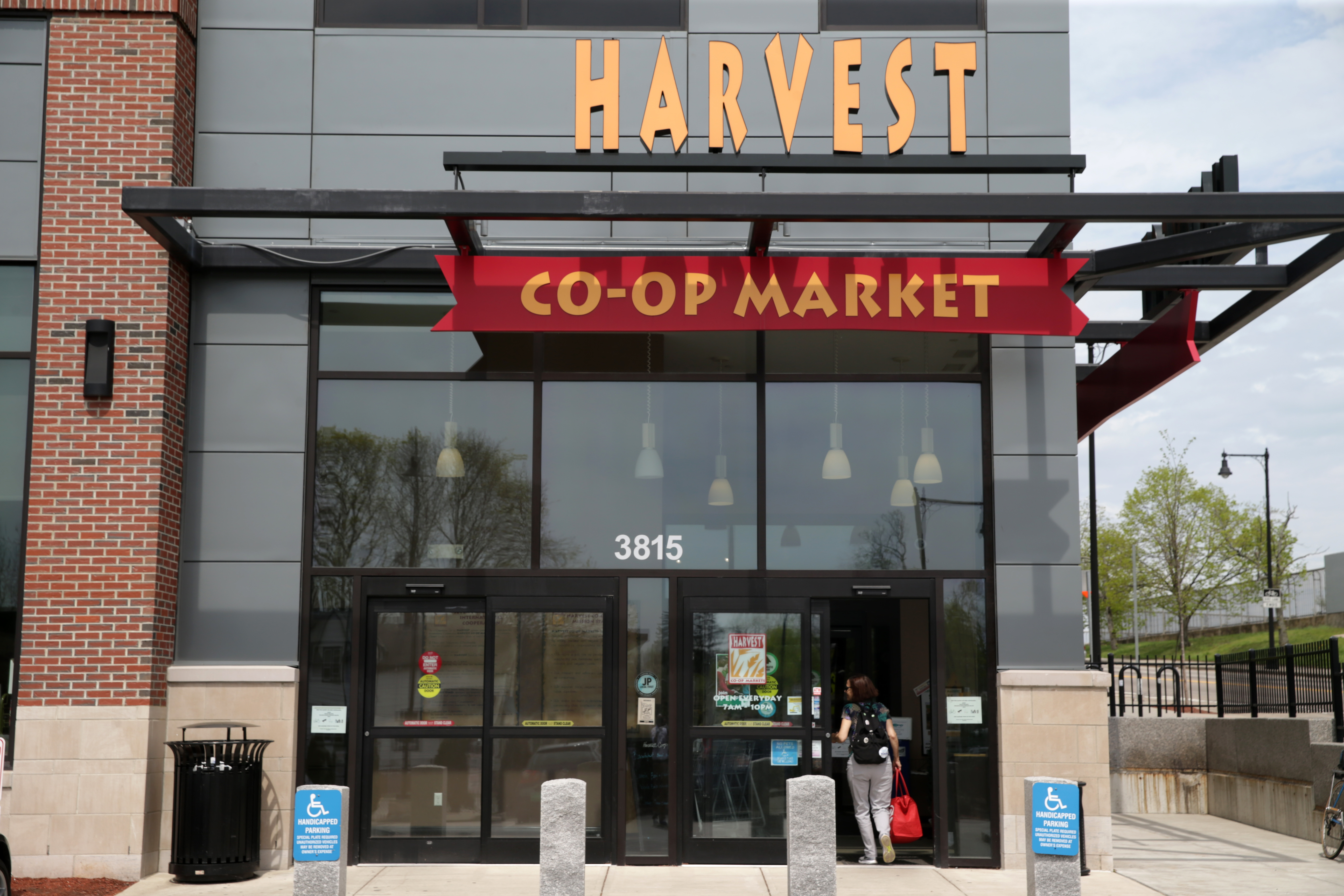 The exterior of the Harvest Food CO-OP Market .
