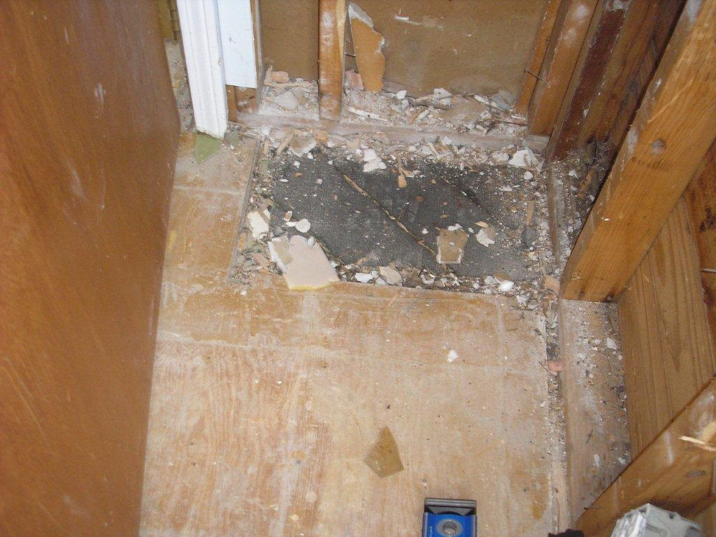 Cape Cod Regional Technical School in Harwich, where in 2012 students and a teacher used shovels to chip up a tile floor in a building on campus property.
