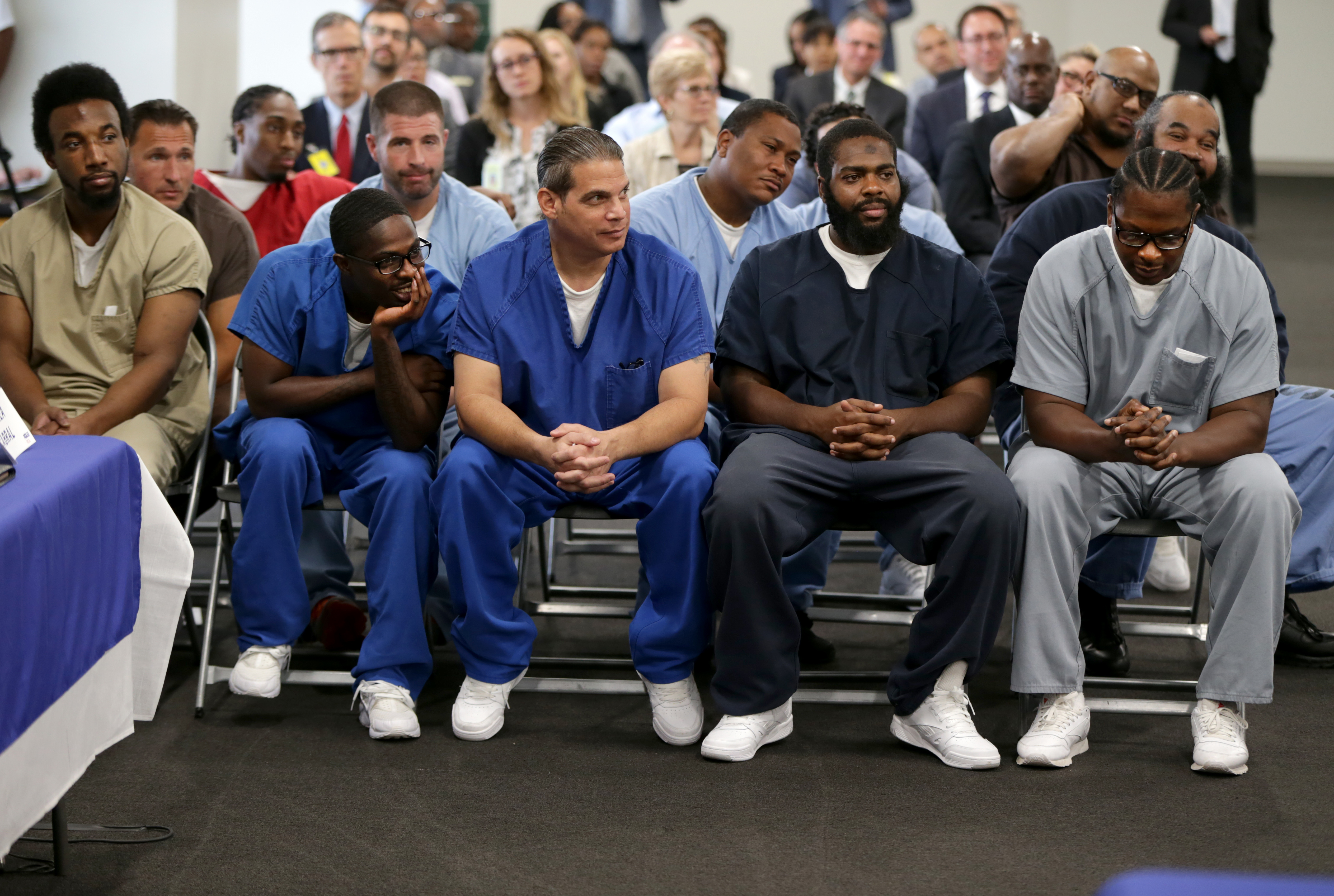 From left: Patrick Brown, Michael Brown, Scott Stillman, Vincent Weaks, and Guy Waters.