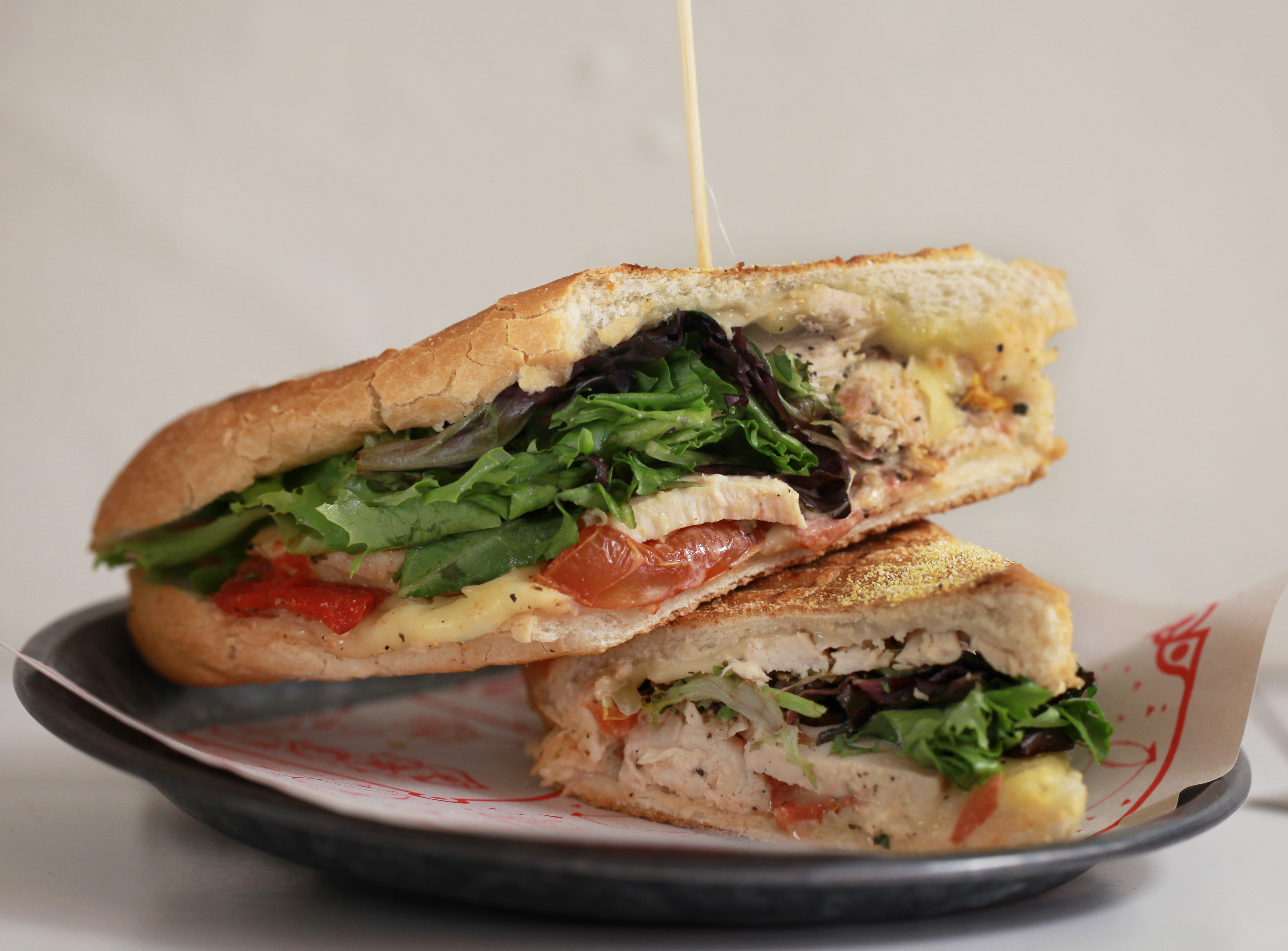 The Bird panini at Blunch.