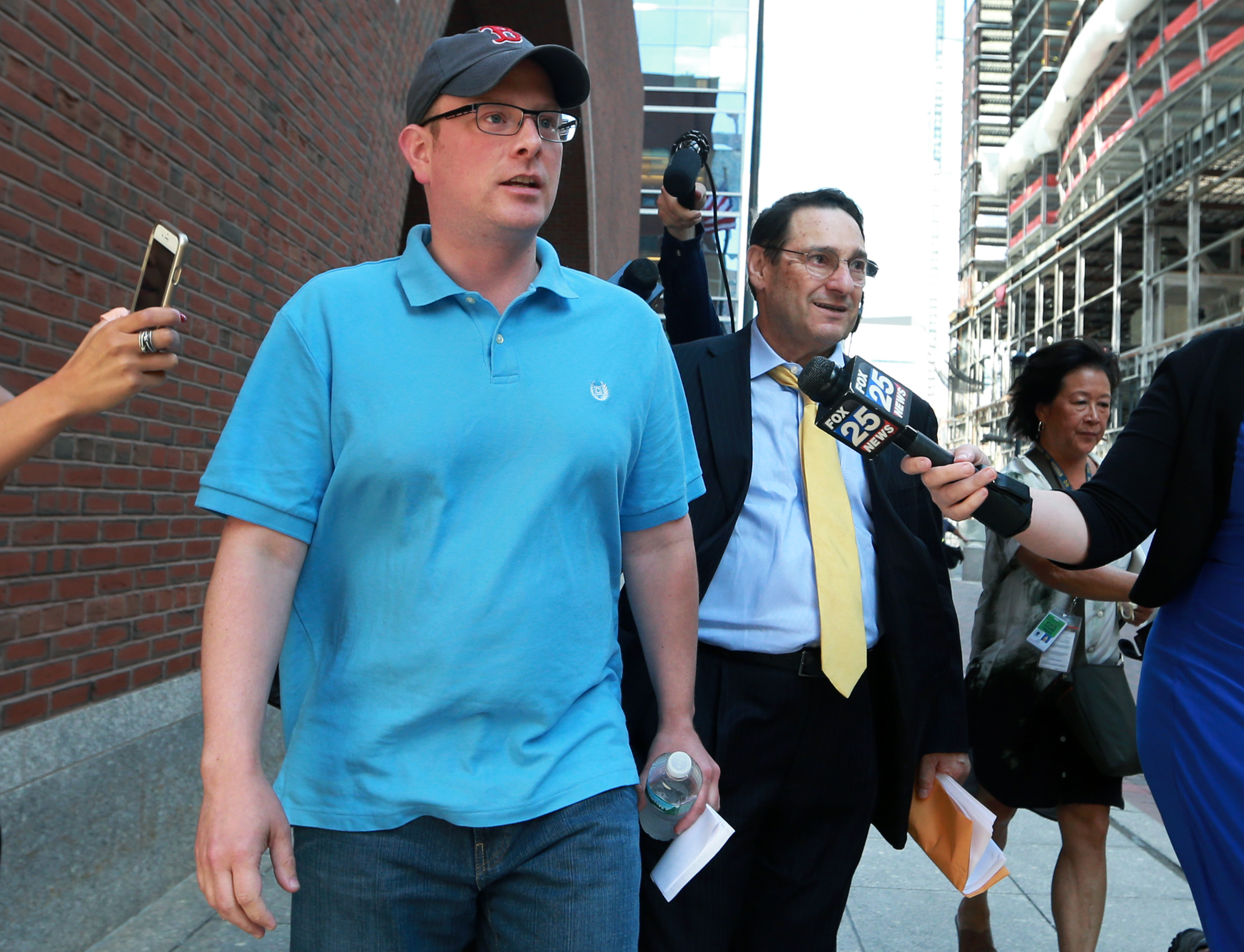 Timothy Sullivan left the federal courthouse in Boston in June.