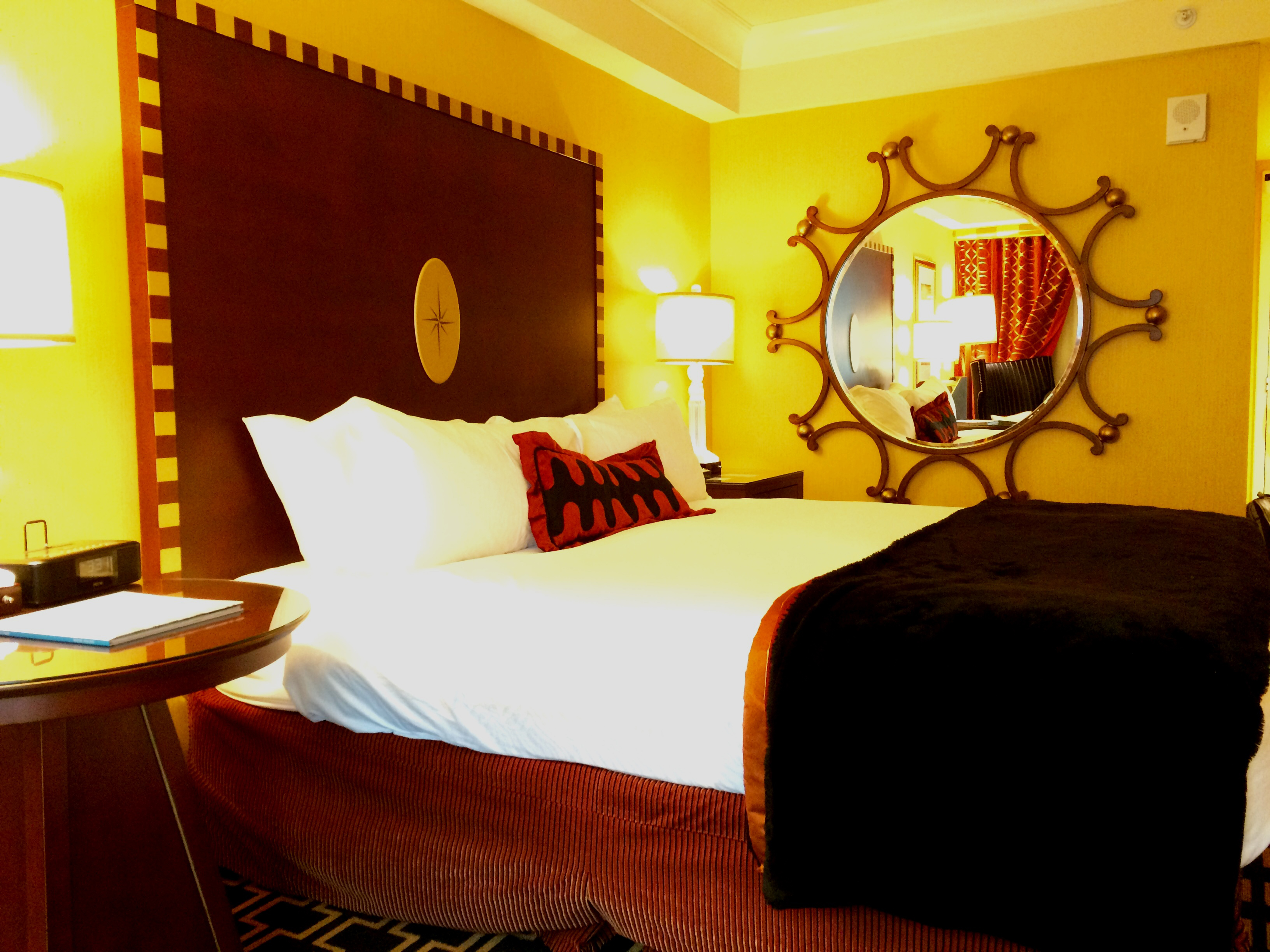 A room in the Hotel Marlowe.