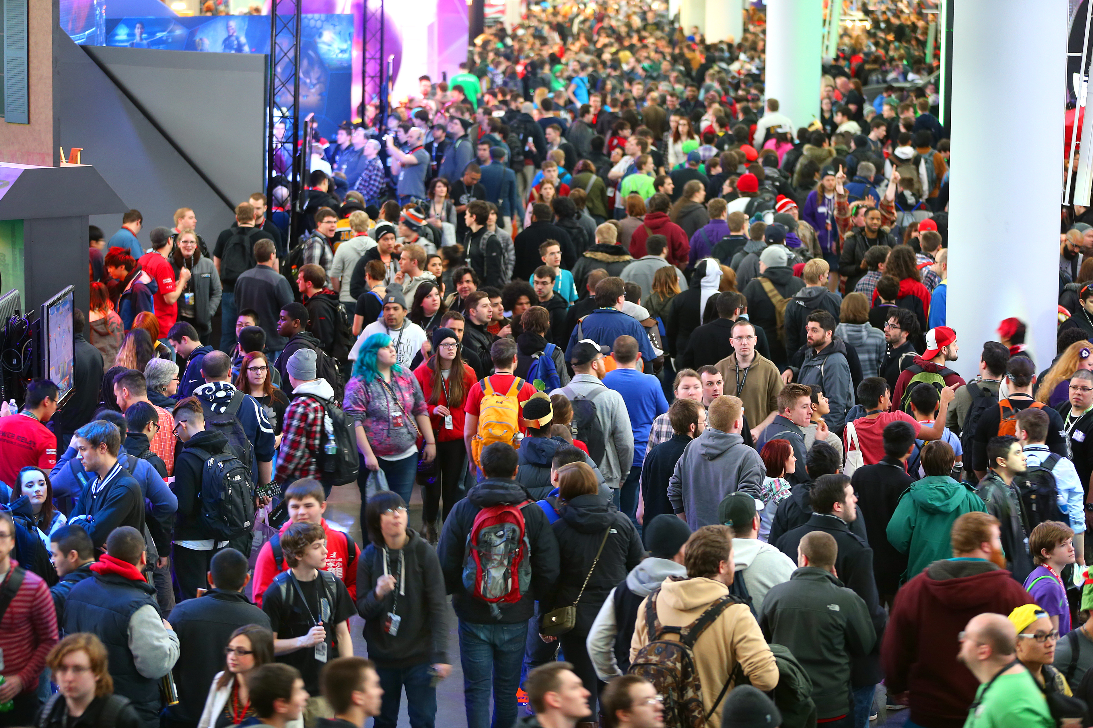 The huge PAX East convention was held at the Boston Convention and Exhibition Center.