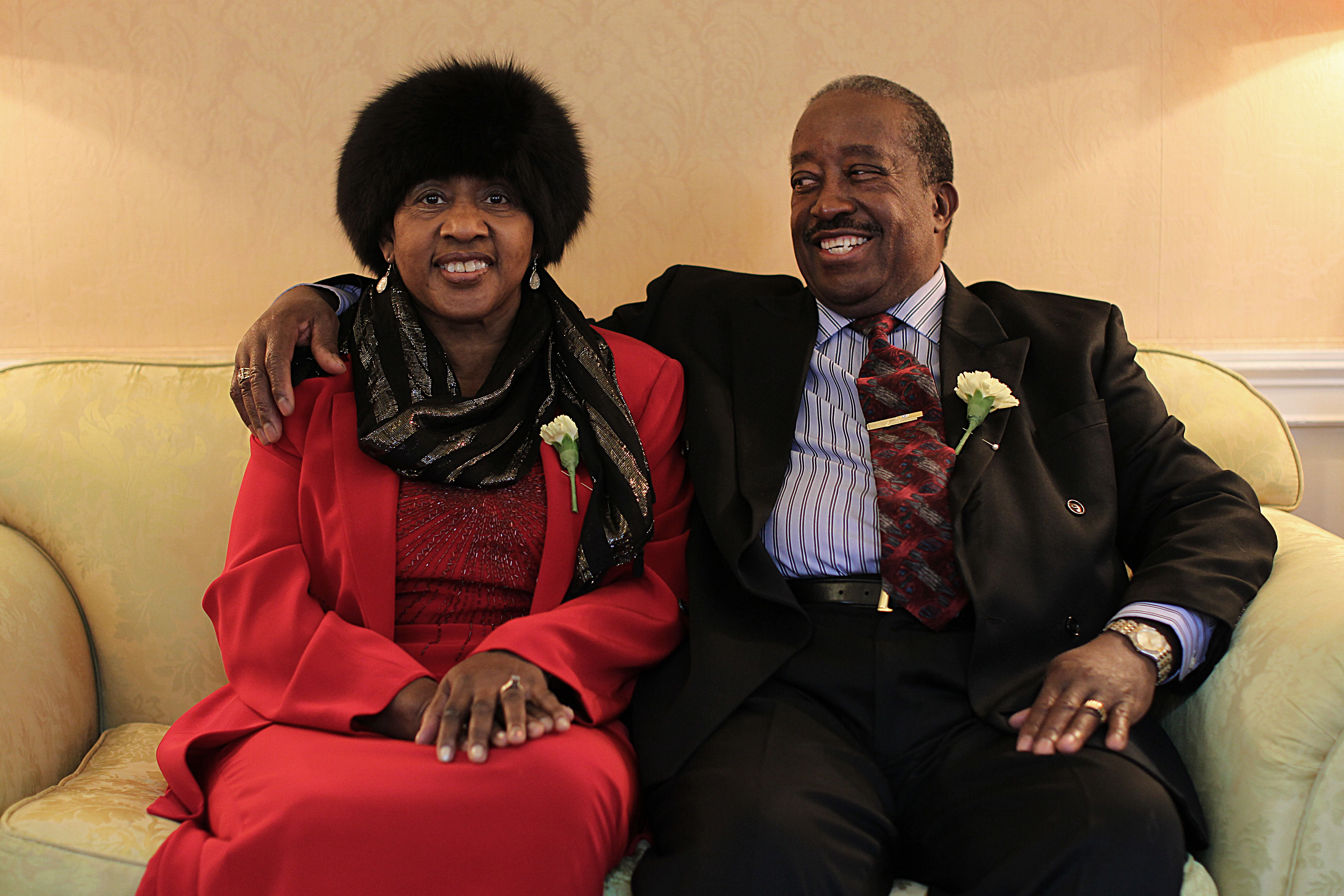 Booker T. Wilson and his wife Willie Ann
