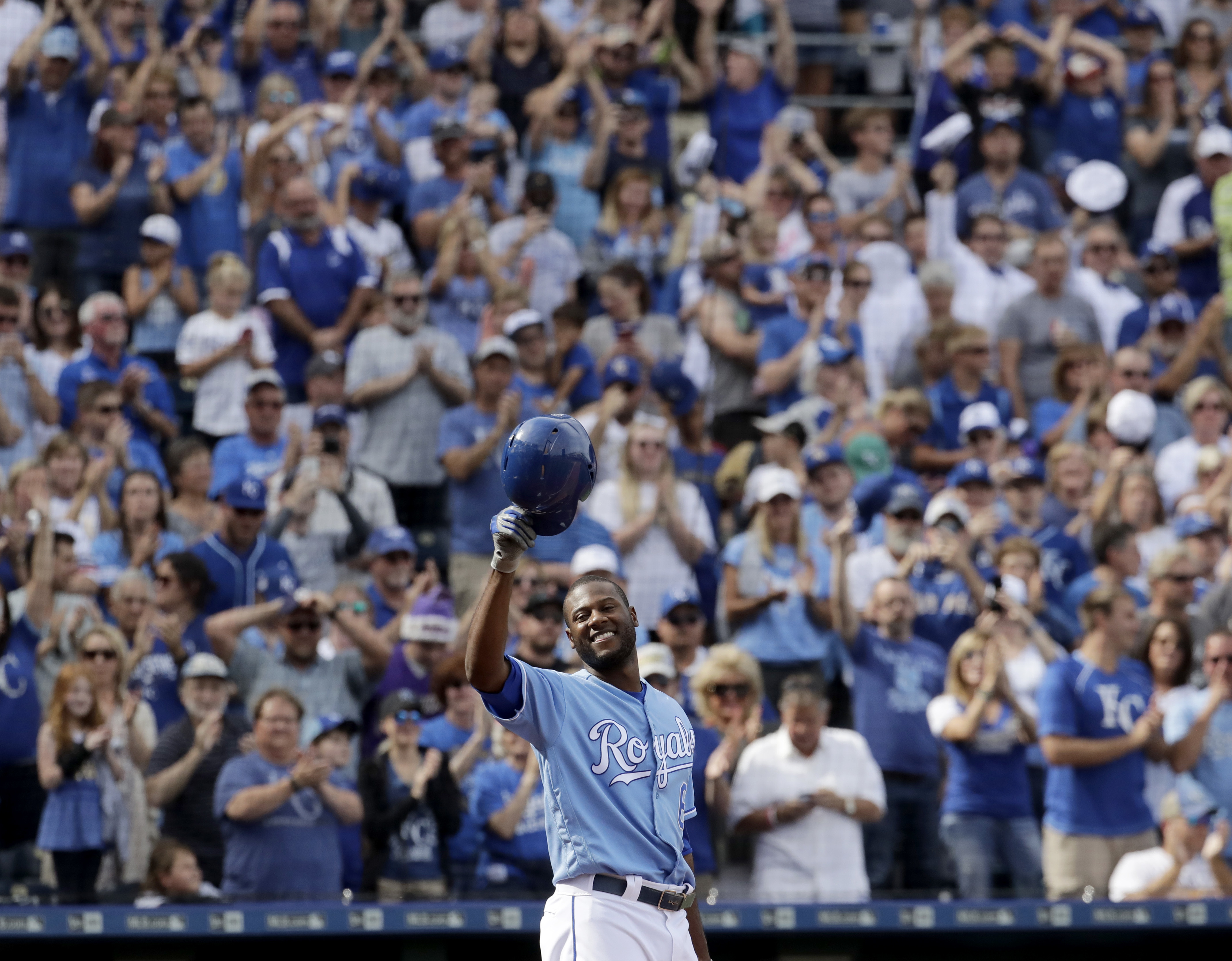 Lorenzo Cain had 15 home runs and 49 RBIs this season.