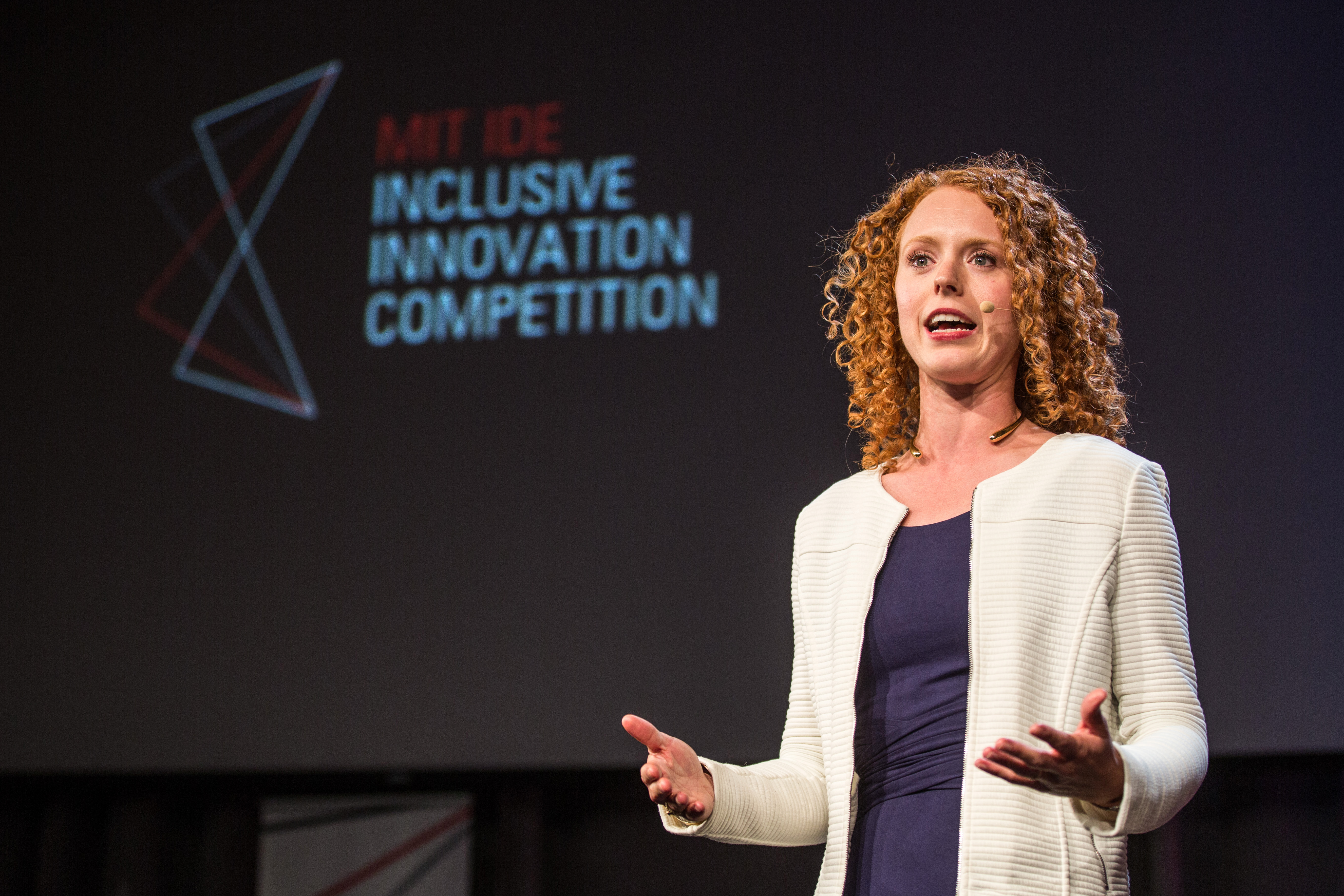 Devin Cook, executive producer of the Inclusive Innovation Competition, gave an introduction at the event.