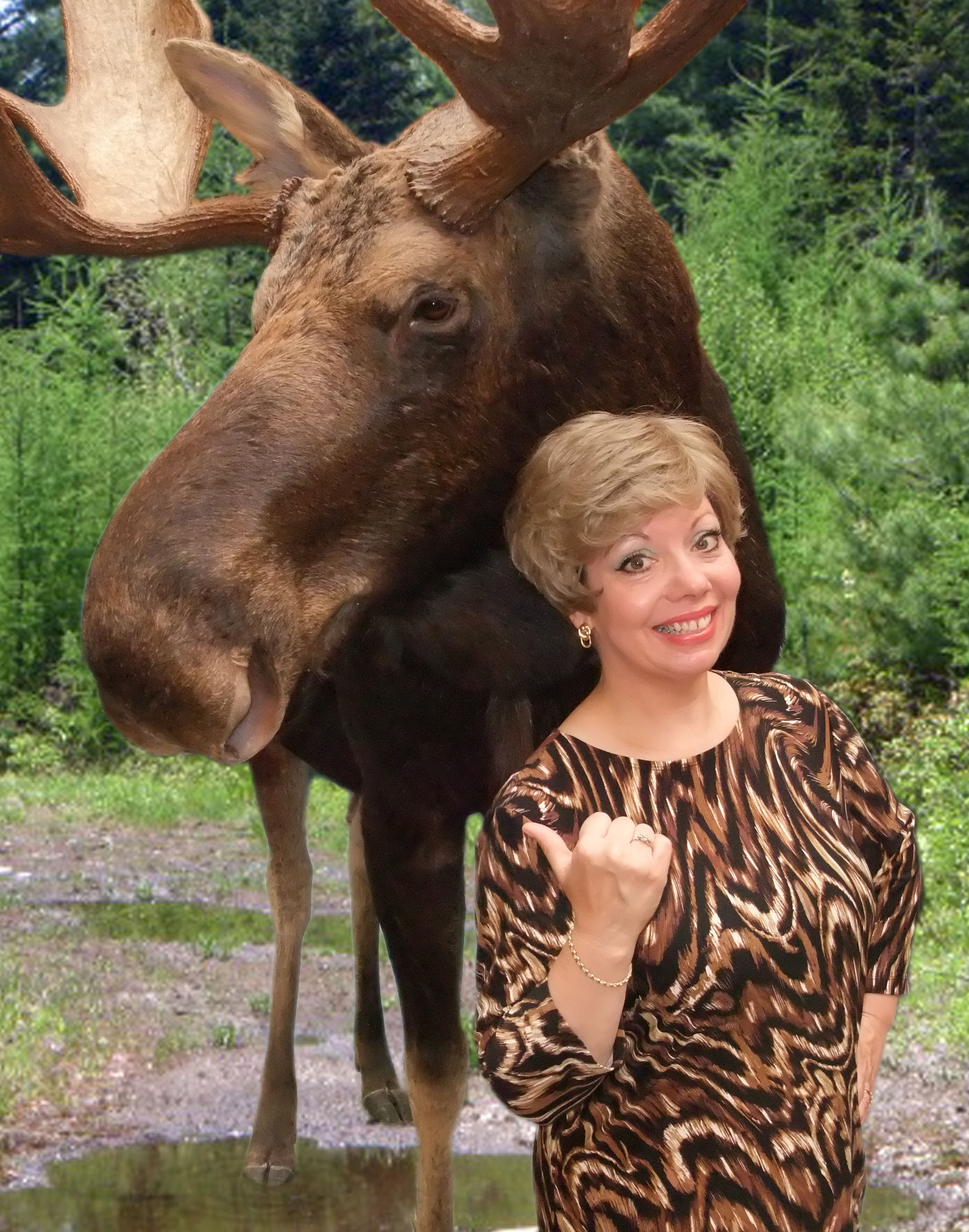 Maine humorist Susan Poulin performs as Ida LeClair.
