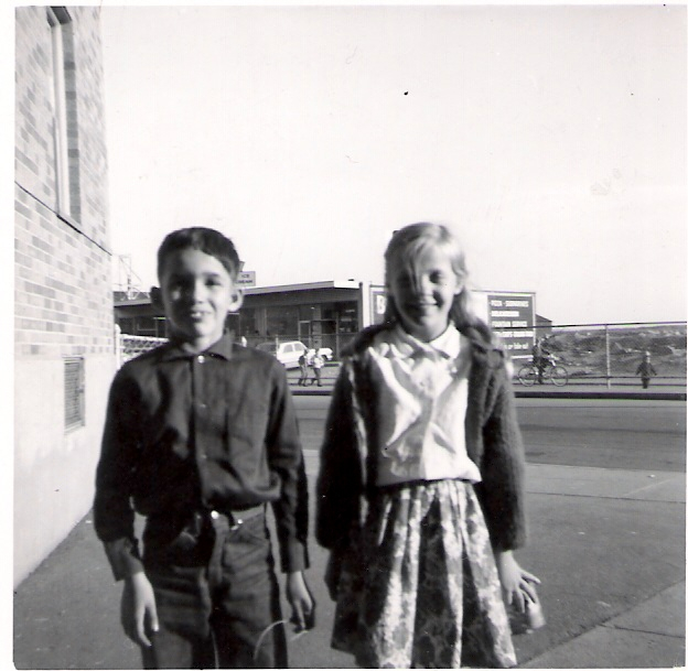 The author’s mother, Jeannie Sweeney-Rock, and a friend at the projects in the early 1960s.