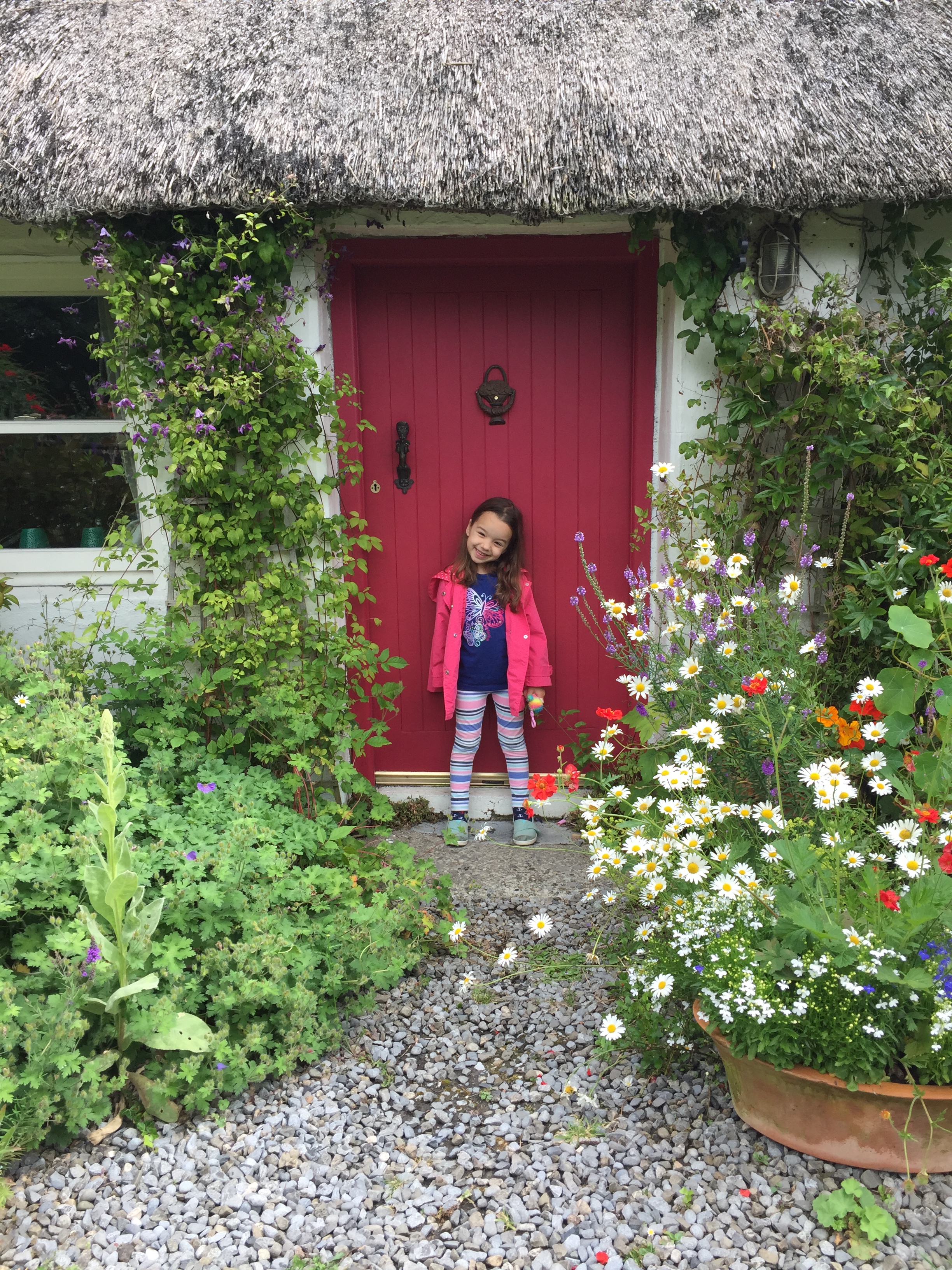 An 18th-century thatched cottage provided lodging in Kells.