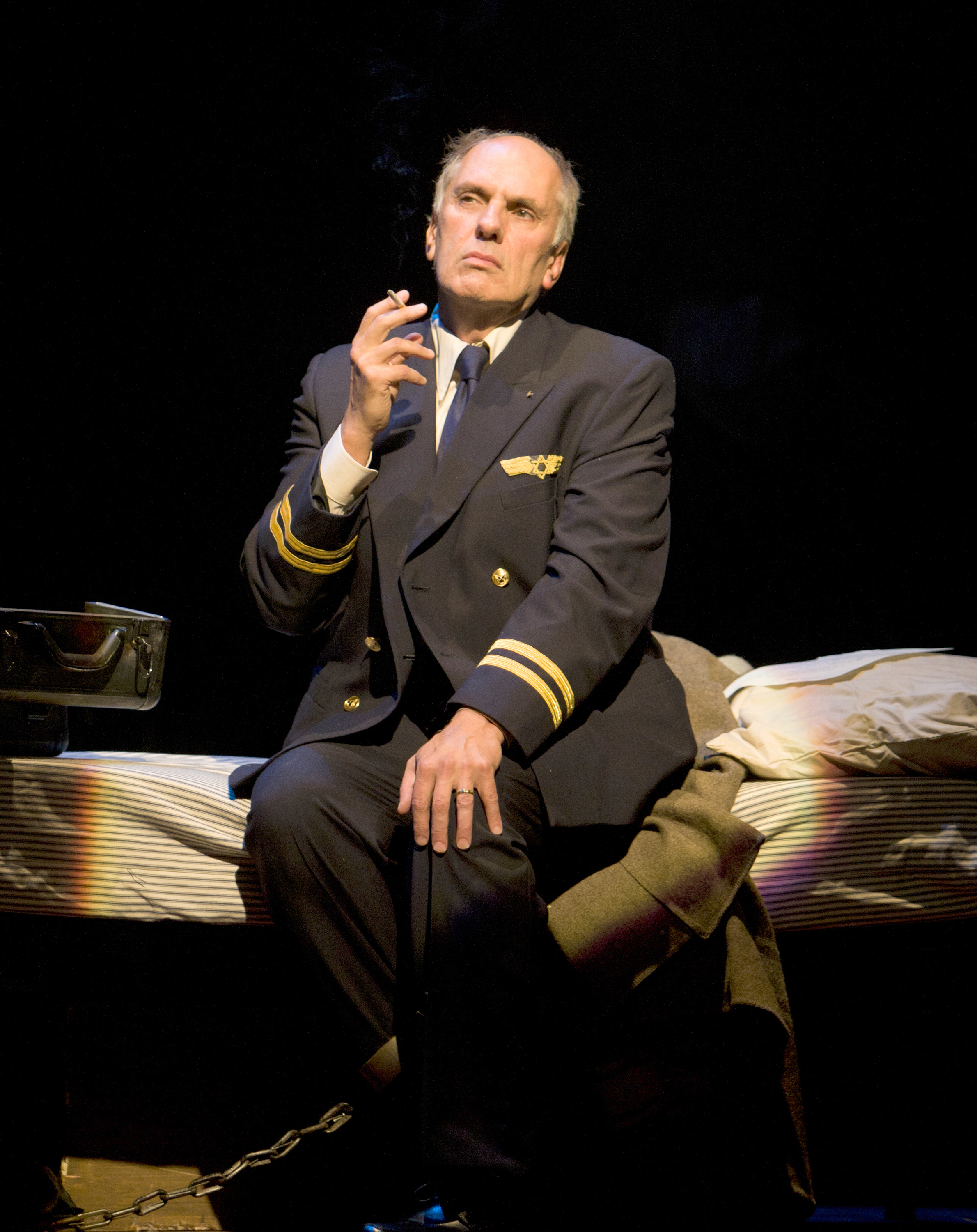 Michael Cristofer in Evan M. Wiener’s “Captors” at the BU Theatre.